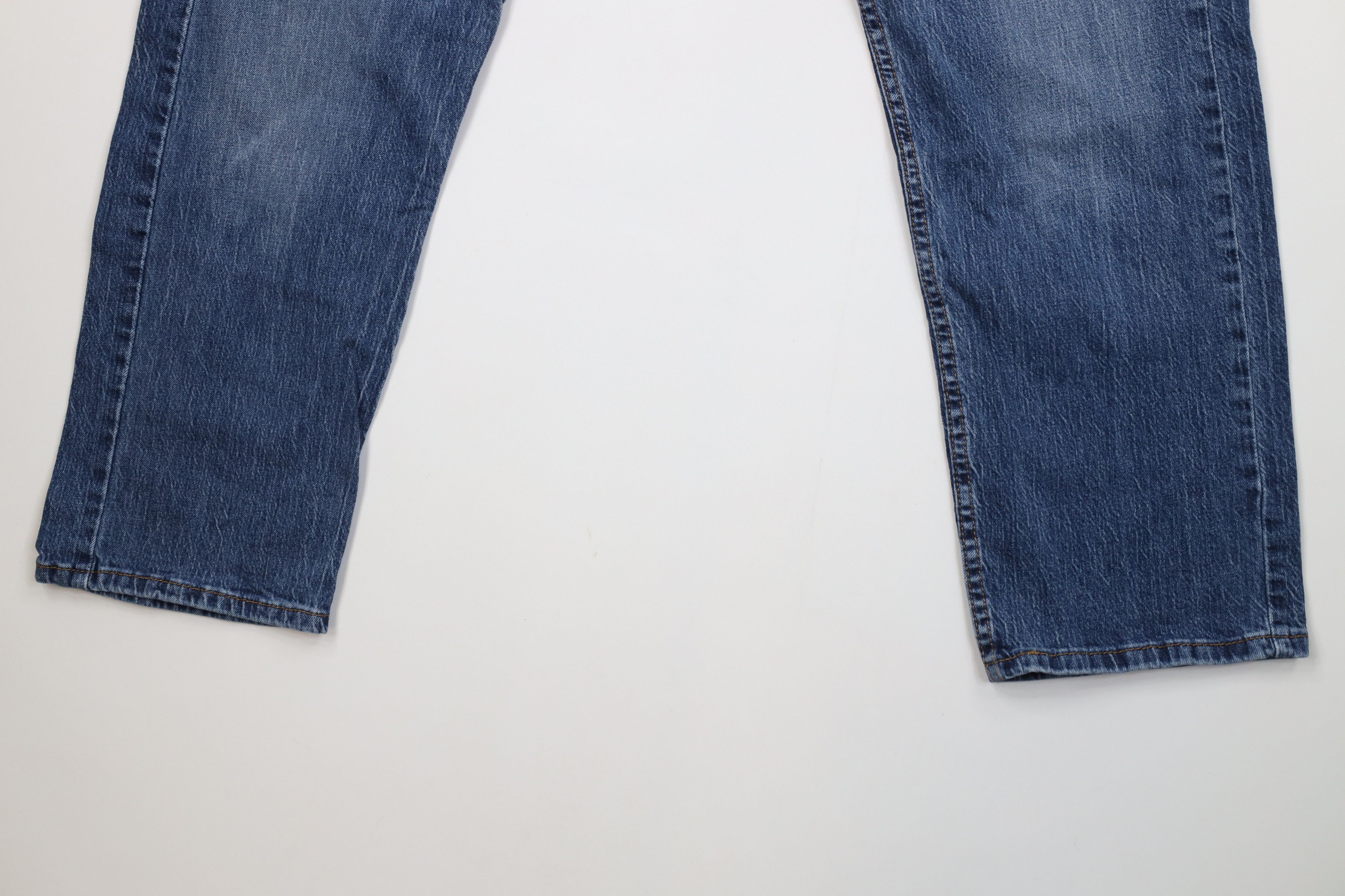 Levi's Vintage Y2K Levis 505 Regular Fit Straight Leg Jeans Blue Size US 38 / EU 54 - 4 Thumbnail
