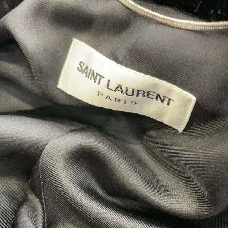 Saint Laurent Paris F/W16 Black Velvet Le Blazer Jacket by Hedi Slimane Size US M / EU 48-50 / 2 - 4 Thumbnail