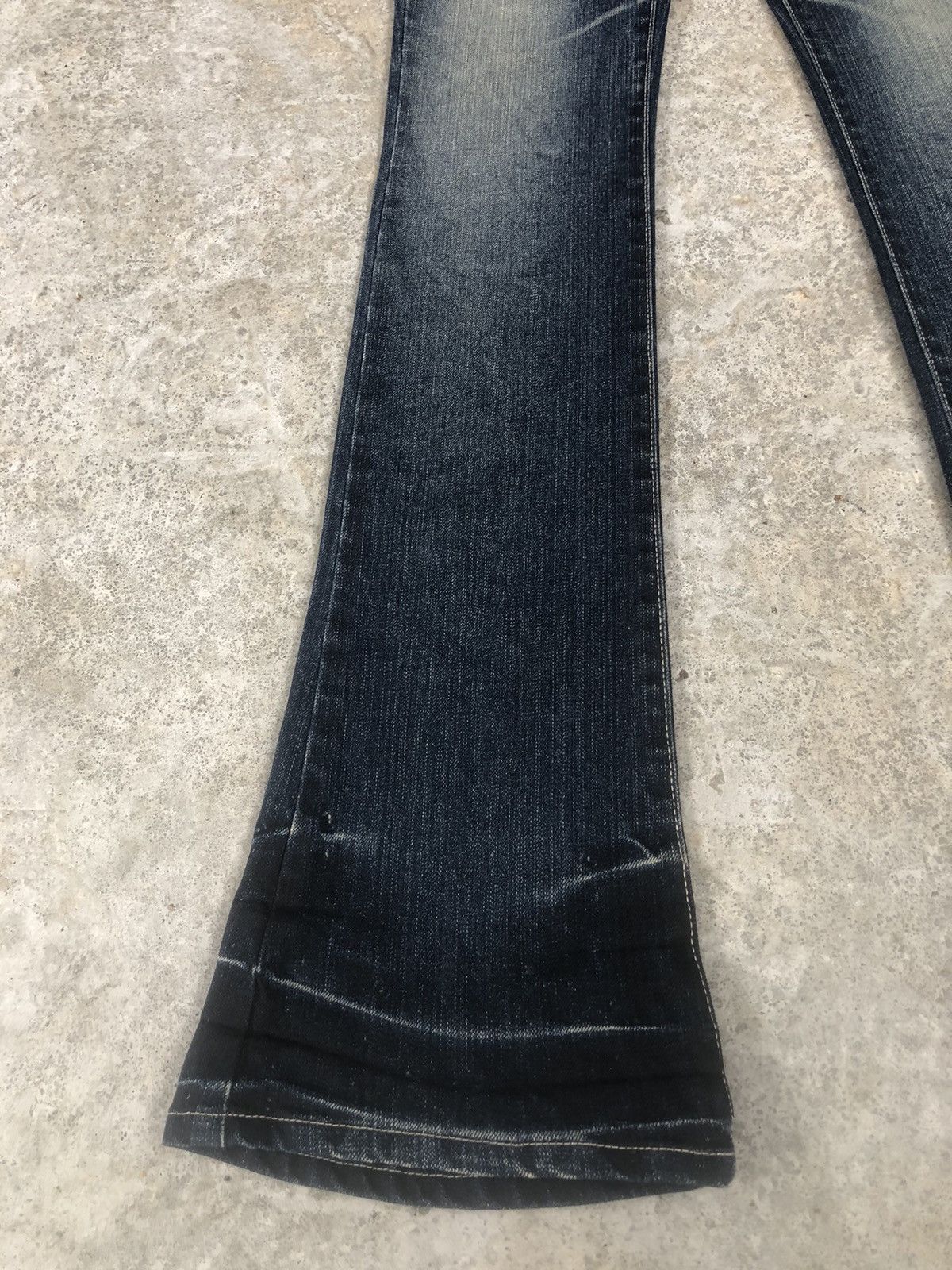If Six Was Nine Japanese Durer Flared Jeans Distressed Jeans Size US 31 - 6 Thumbnail