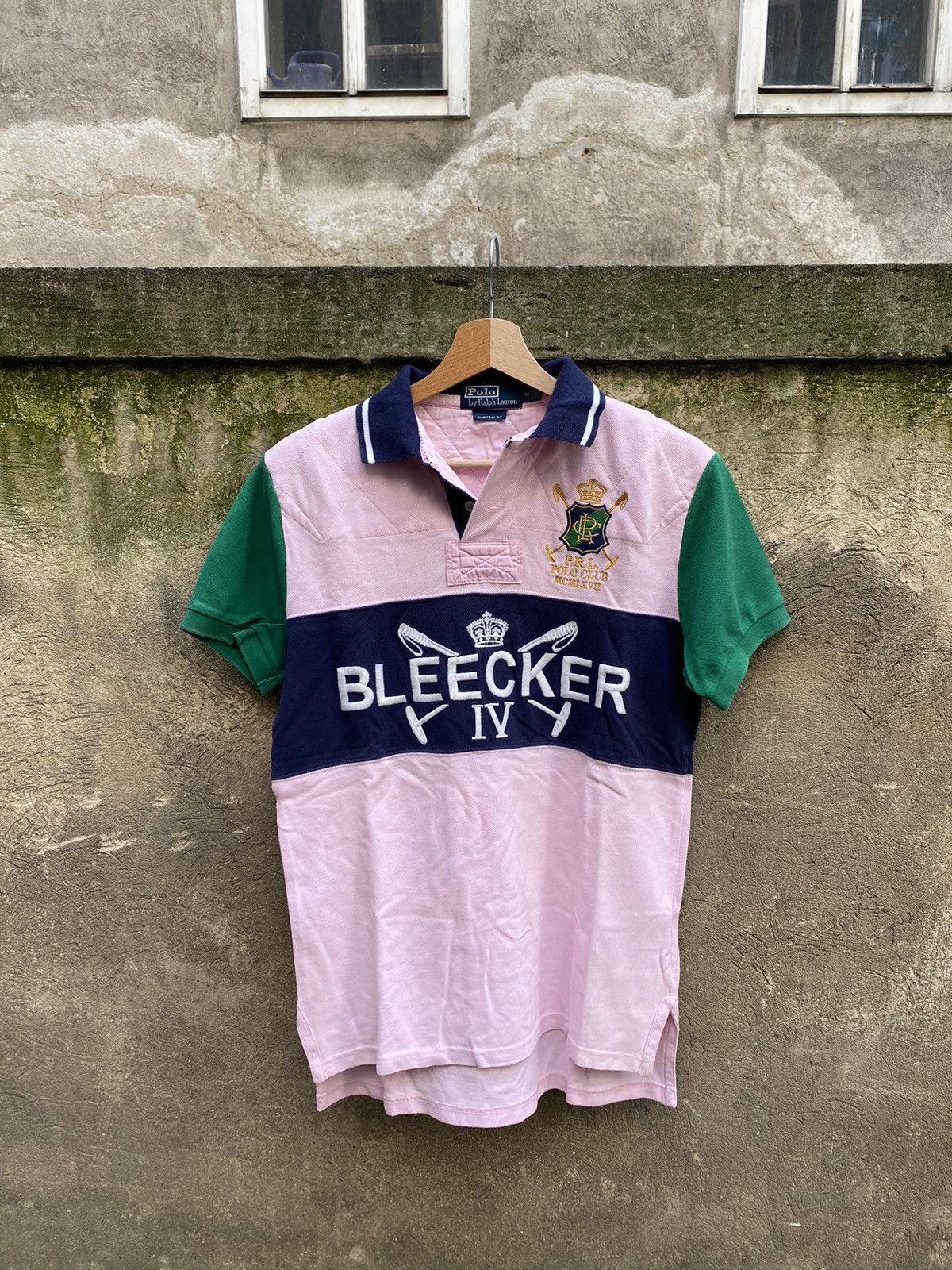 Polo Ralph Lauren × Vintage Vintage Polo Ralph Lauren Bleecker Big Embroidered Logo Polo Size US S / EU 44-46 / 1 - 1 Thumbnail