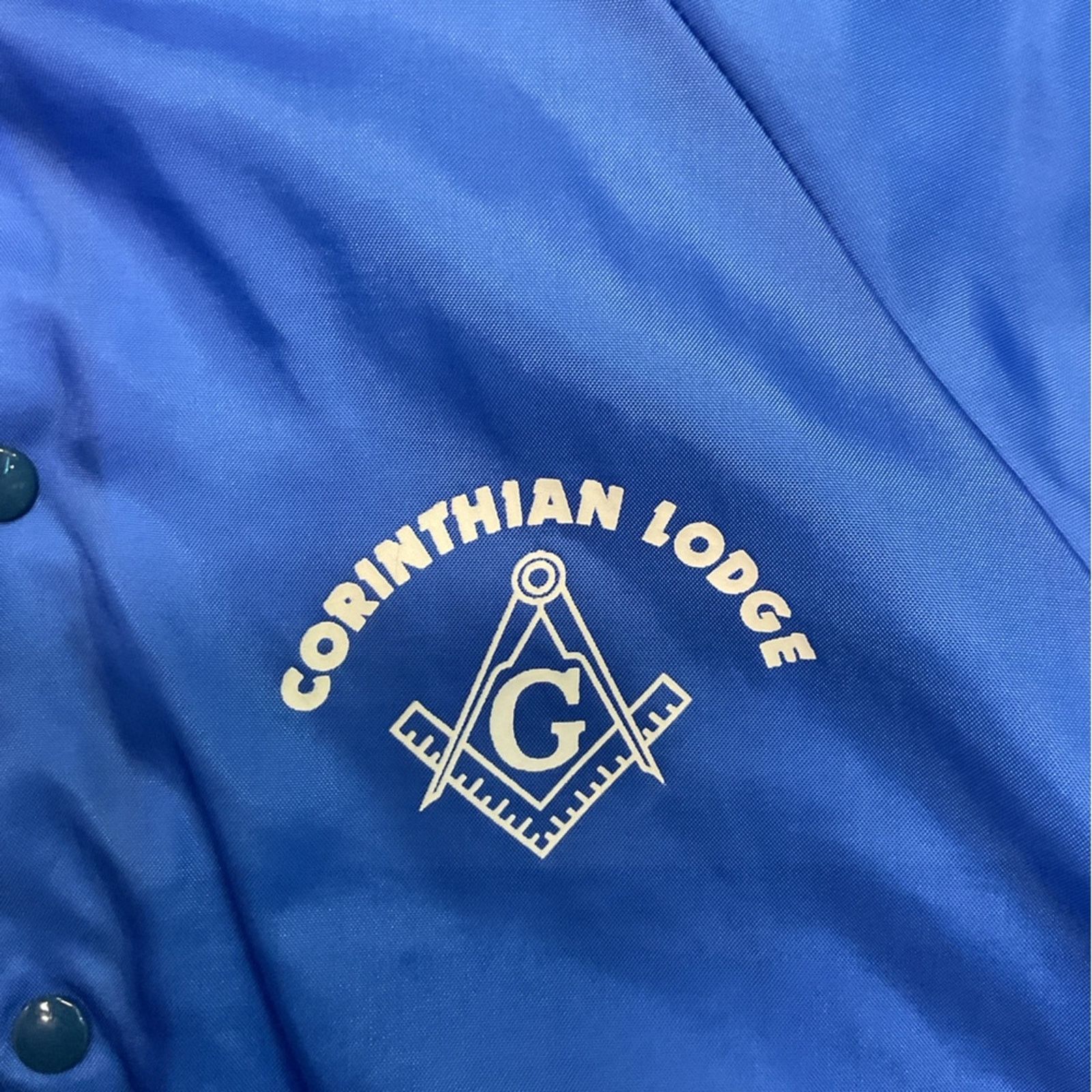 Vintage 1970s Corinthian Lodge Masonic Nylon Jacket – Farmington, MO Size US L / EU 52-54 / 3 - 7 Thumbnail