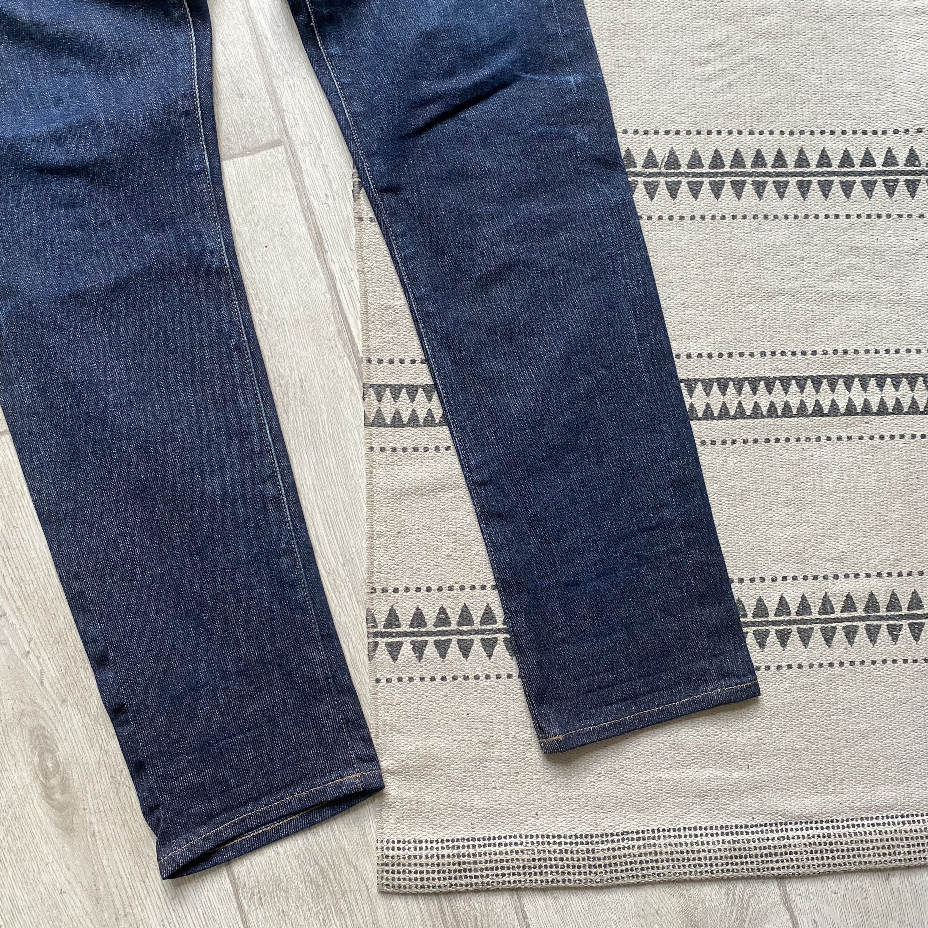 Uniqlo 👖 Japanese Selvedge Uniqlo jeans Faded denim Pants Slim Size US 31 - 3 Thumbnail