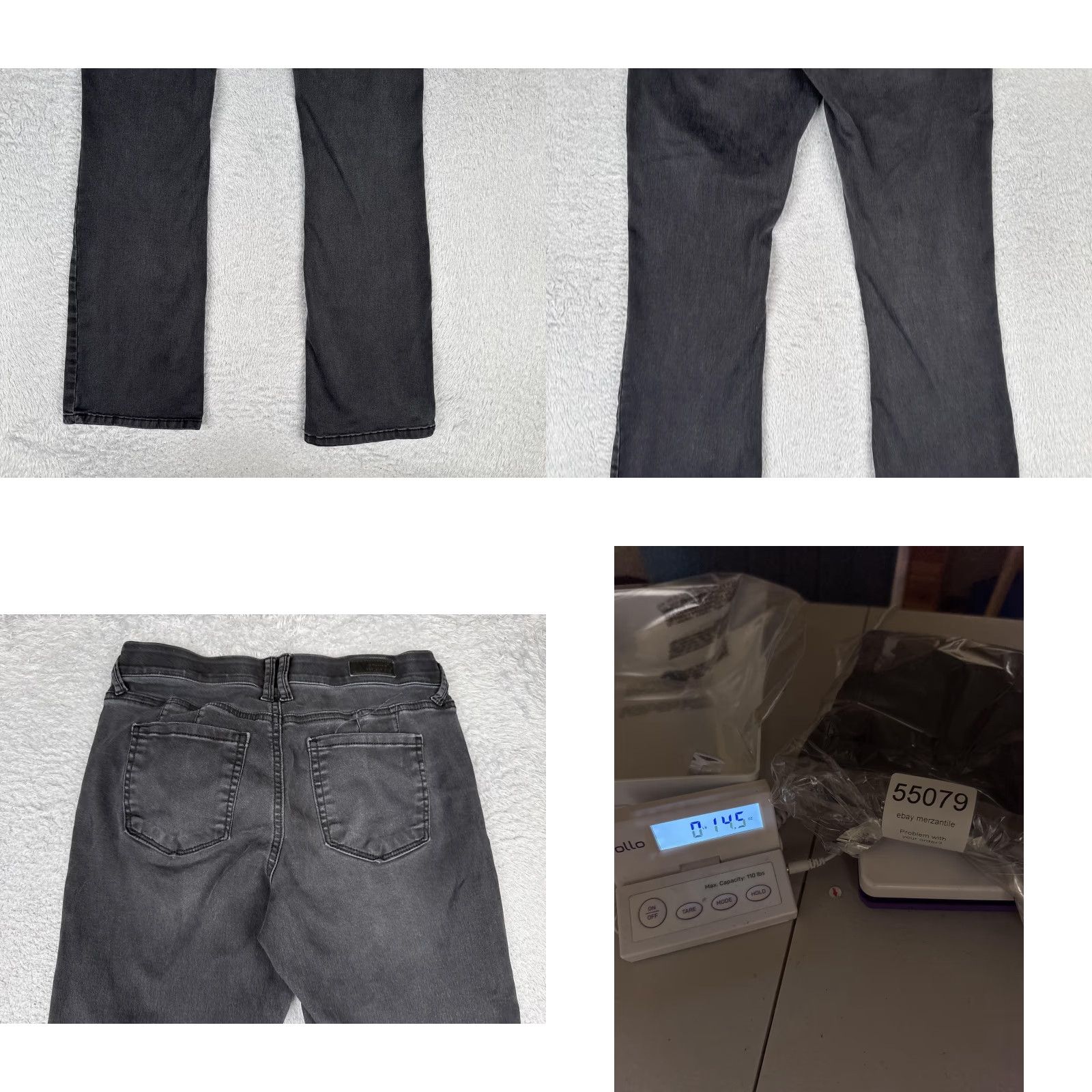 Vintage Natural Reflections Jeans Women 4 Mid Rise Bootcut Denim 28x31 Charcoal Wash 5-Pocket Regular Fit Stretch Slimmer Cotton Blend Blue Womens Boots? Size 27" / US 4 / IT 40 - 10 Thumbnail