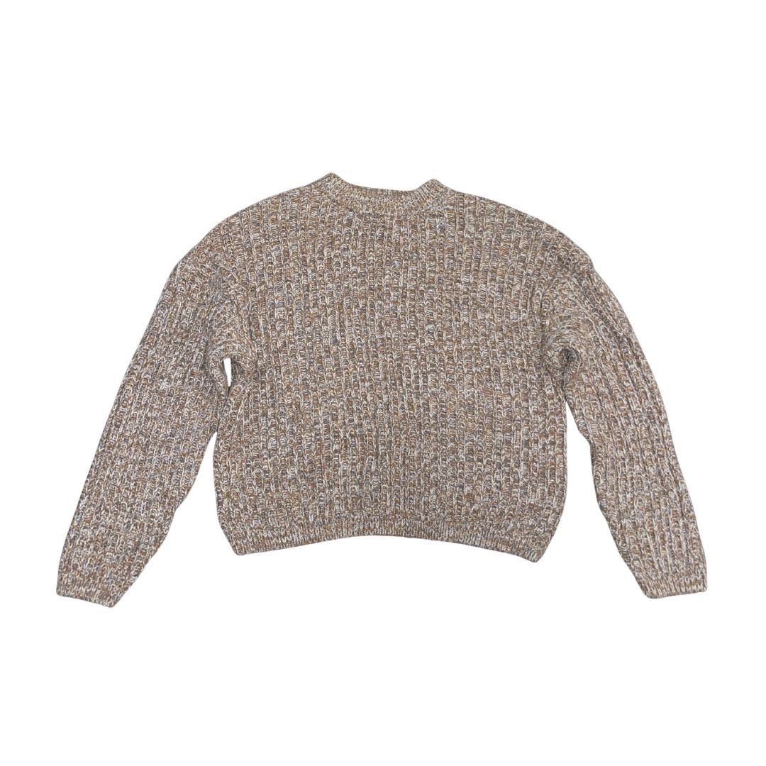 Target Basics Universal Thread Brown Chunky Knit Cropped Pullover Sweater Size L / US 10 / IT 46 - 1 Thumbnail