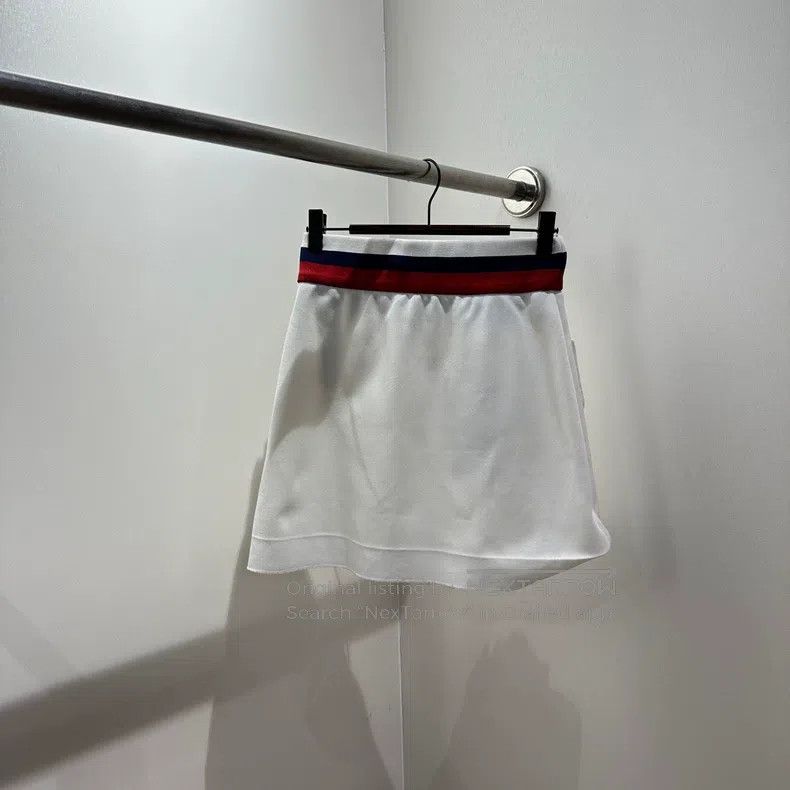 Gucci Gucci Size XXS Double G apple embroidered pocket skirt Size 42" / US 20 - 2 Thumbnail