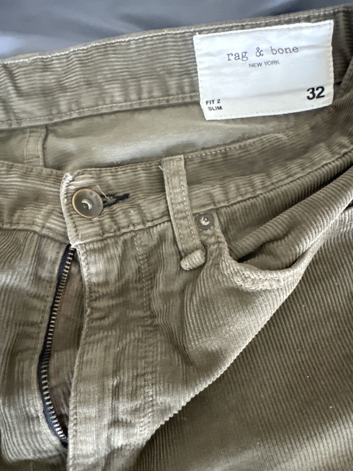Rag & Bone Corduroy Rag and Bone Forresty Green pants Size US 32 / EU 48 - 3 Thumbnail