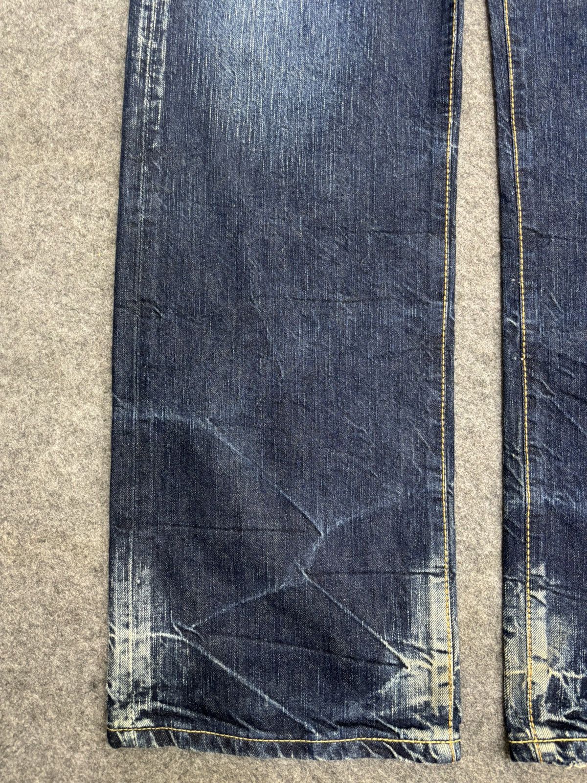 Edwin 💥90s Style💥Vintage Wide Edwin 504R Cool Fades Denim F606 Size US 37 - 9 Thumbnail