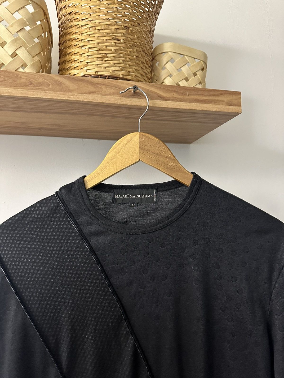 Masaki Matsushima Masaki Matsushima Asymmetrical Zipper Mesh L/S Shirt Size US M / EU 48-50 / 2 - 3 Thumbnail