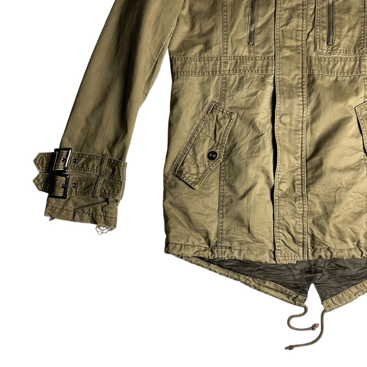 14th Addiction ROUSHATTE STANDARD MULTIPOCKET BONDAGE HOODIE PARKA JACKET Size US L / EU 52-54 / 3 - 6 Thumbnail