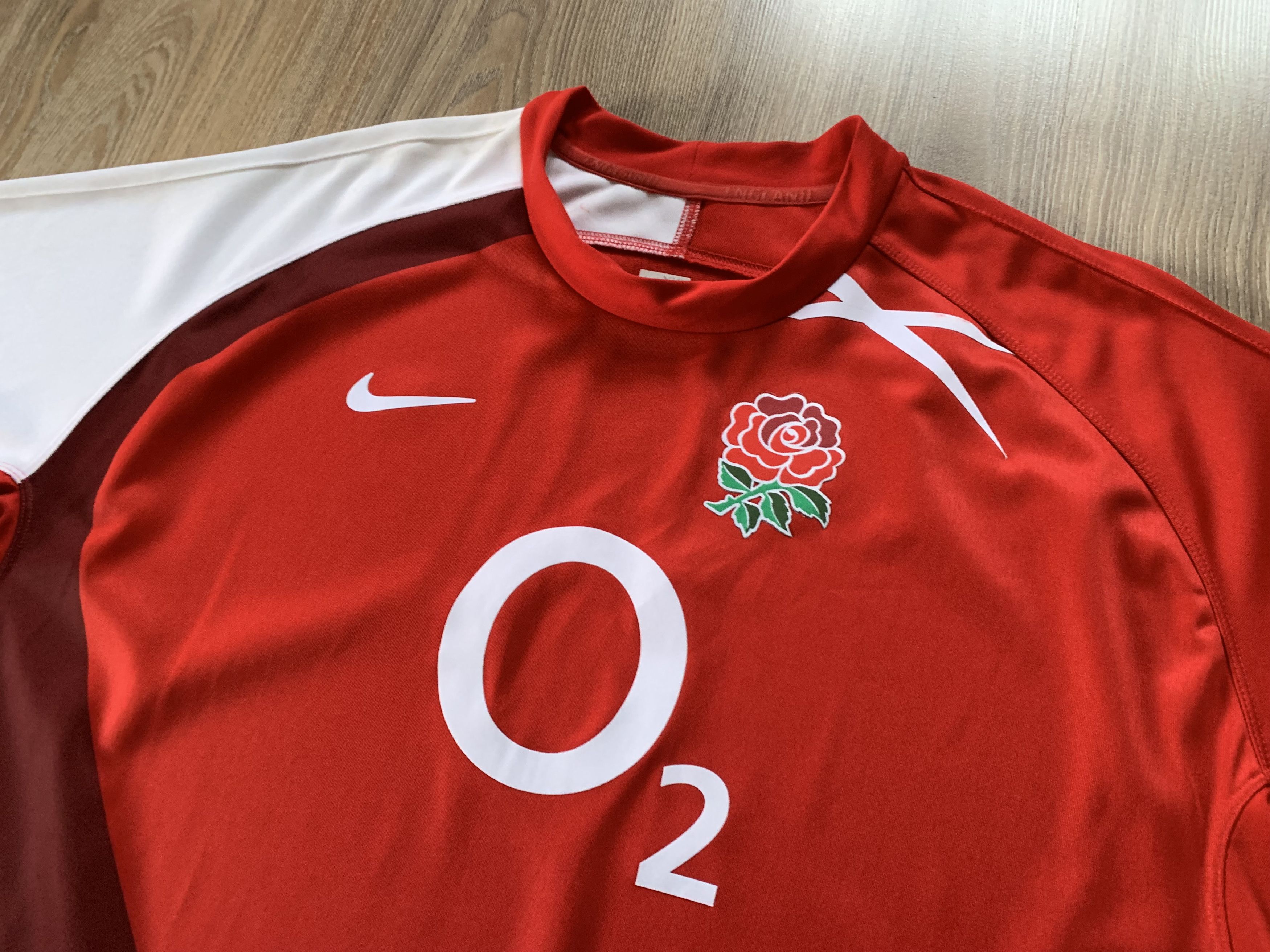 Nike Nike Vintage England Rugby O2 Jersey Size US XXL / EU 58 / 5 - 4 Thumbnail