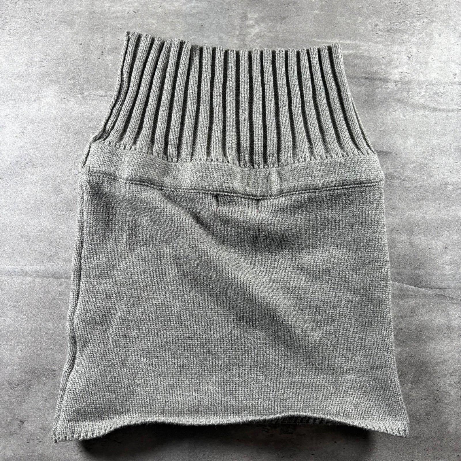 Other Edikted Grey Ribbed Knit Cowl Size XS / US 0-2 / IT 36-38 - 5 Thumbnail