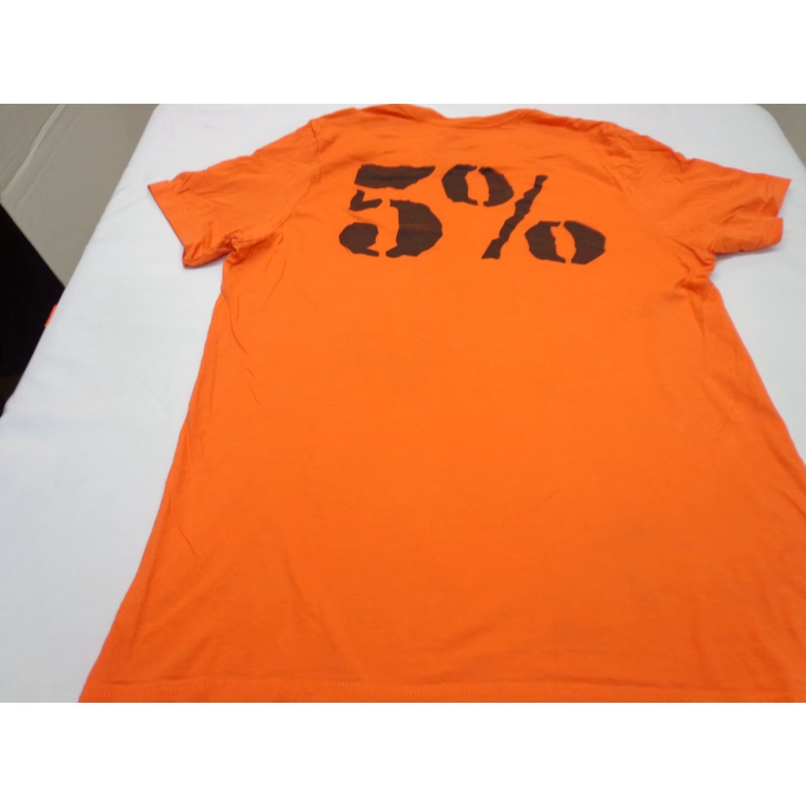 Vintage 5% Nutrition Monsters Do Exist T Shirt Size Large Orange Mens Regular Short Sleeve L Size US L / EU 52-54 / 3 - 7 Thumbnail