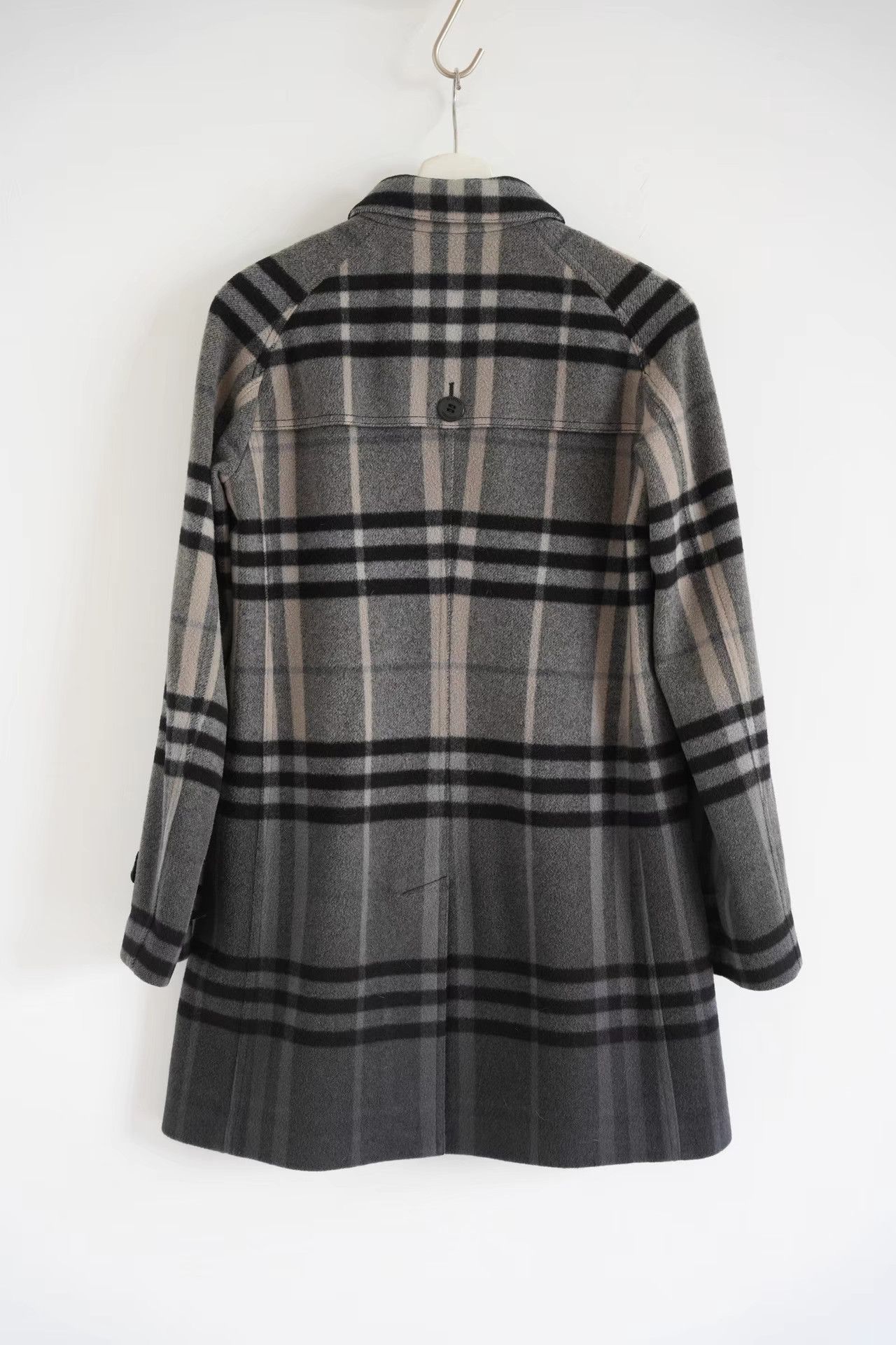 Burberry Burberry Gradient Check Wool Trench Coat K4 Size S / US 4 / IT 40 - 2 Thumbnail