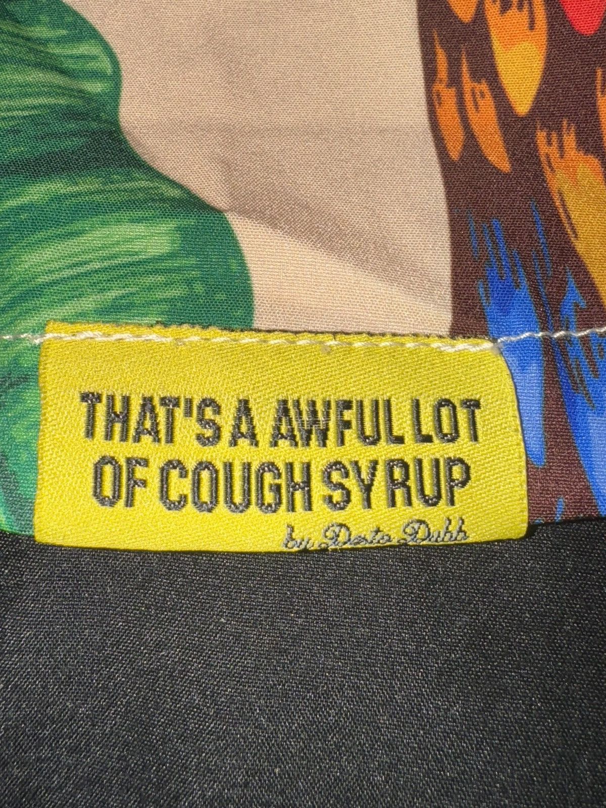 Awful Lot of Cough Syrup Hawaiian button up That’s awful lot of ALOCS Size US XL / EU 56 / 4 - 8 Thumbnail