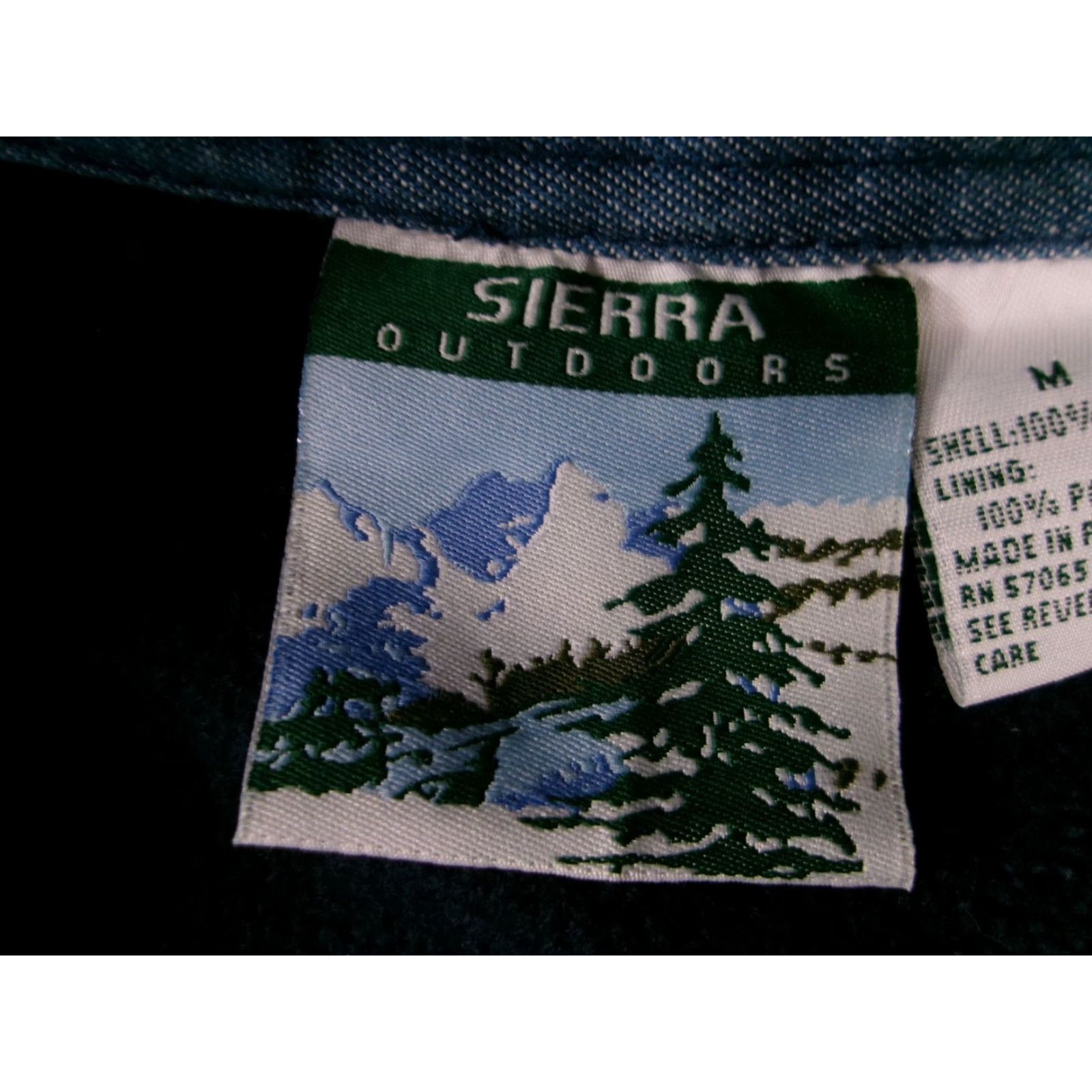 Denime Sierra Outdoors Shacket Men Medium Blue Denim Fleece Lined Heavyweight Workwear Denim Shirt Shacket Size US M / EU 48-50 / 2 - 7 Thumbnail