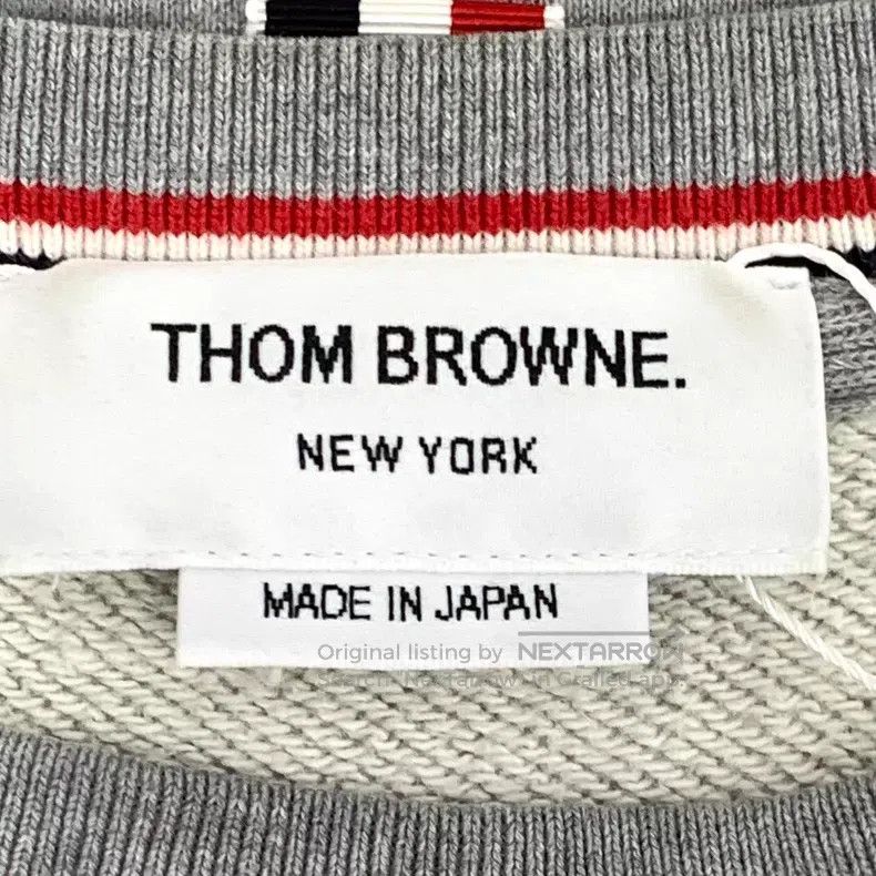 Thom Browne Thom Browne Gray Classic Four Bar Cotton Round Neck Long S Size US XXL / EU 58 / 5 - 7 Thumbnail
