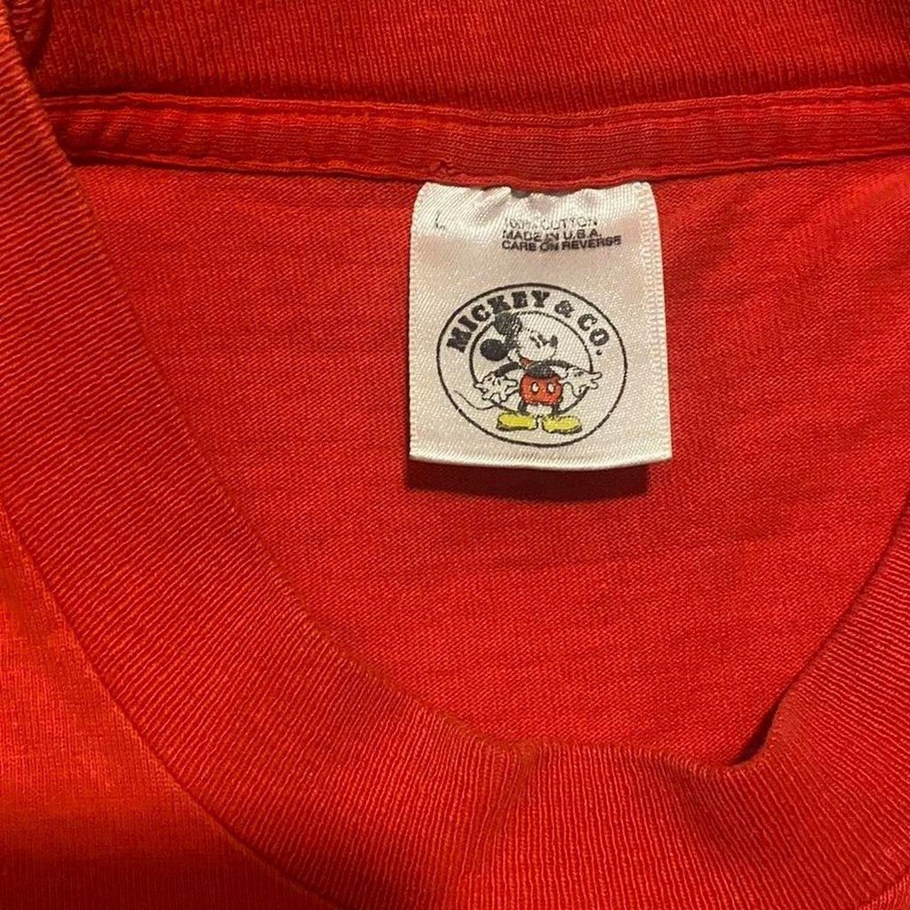 Mickey & Co. Mickey Mouse front and back vtg graphic tee size L Size US L / EU 52-54 / 3 - 3 Thumbnail