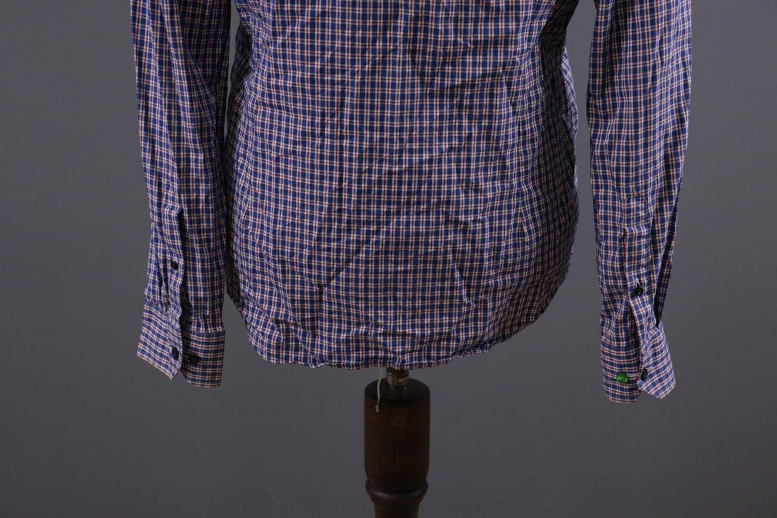Eton Eton Slim Blue Check Luxury Button Down Shirt Size 41 / 16 Size US M / EU 48-50 / 2 - 9 Thumbnail