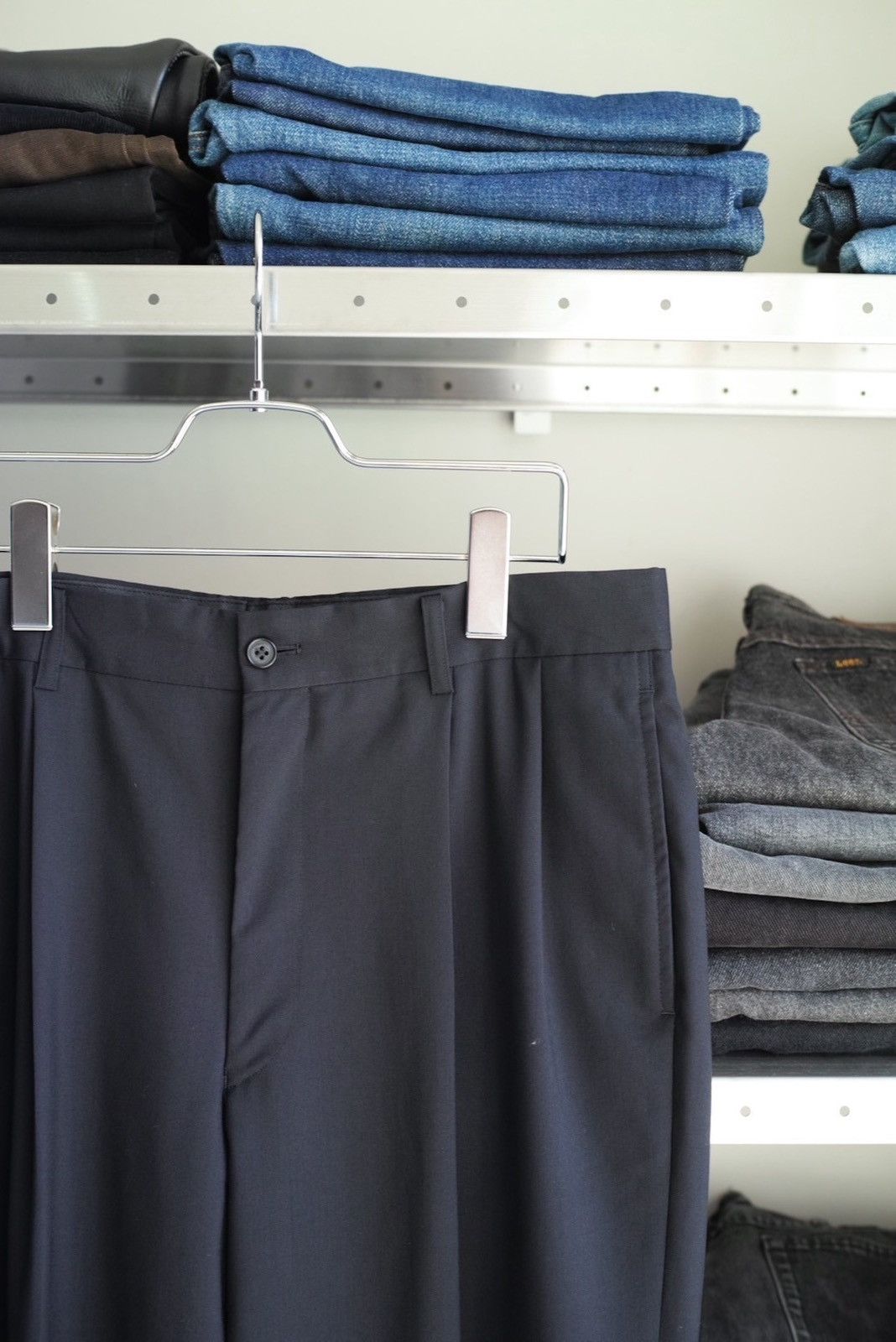 Yohji Yamamoto A.A.R Yohji Yamamoto 2tuck Wool Slacks Size US 32 / EU 48 - 4 Thumbnail