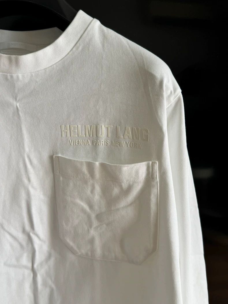 Helmut Lang Helmut Lang White Long Sleeve Shirt- dmc Size US XL / EU 56 / 4 - 1 Thumbnail