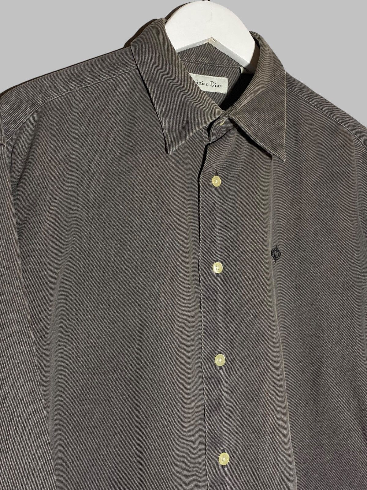 Christian Dior Monsieur × Vintage Vintage Christian Dior Shirt Archival Distressed Faded Size US L / EU 52-54 / 3 - 3 Thumbnail