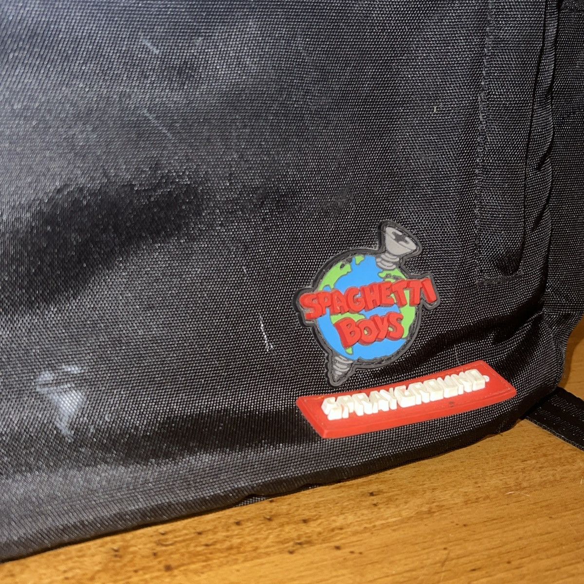 Spaghetti Boys × Sprayground Spaghetti boys spray ground screw the world bag Size ONE SIZE - 10 Thumbnail