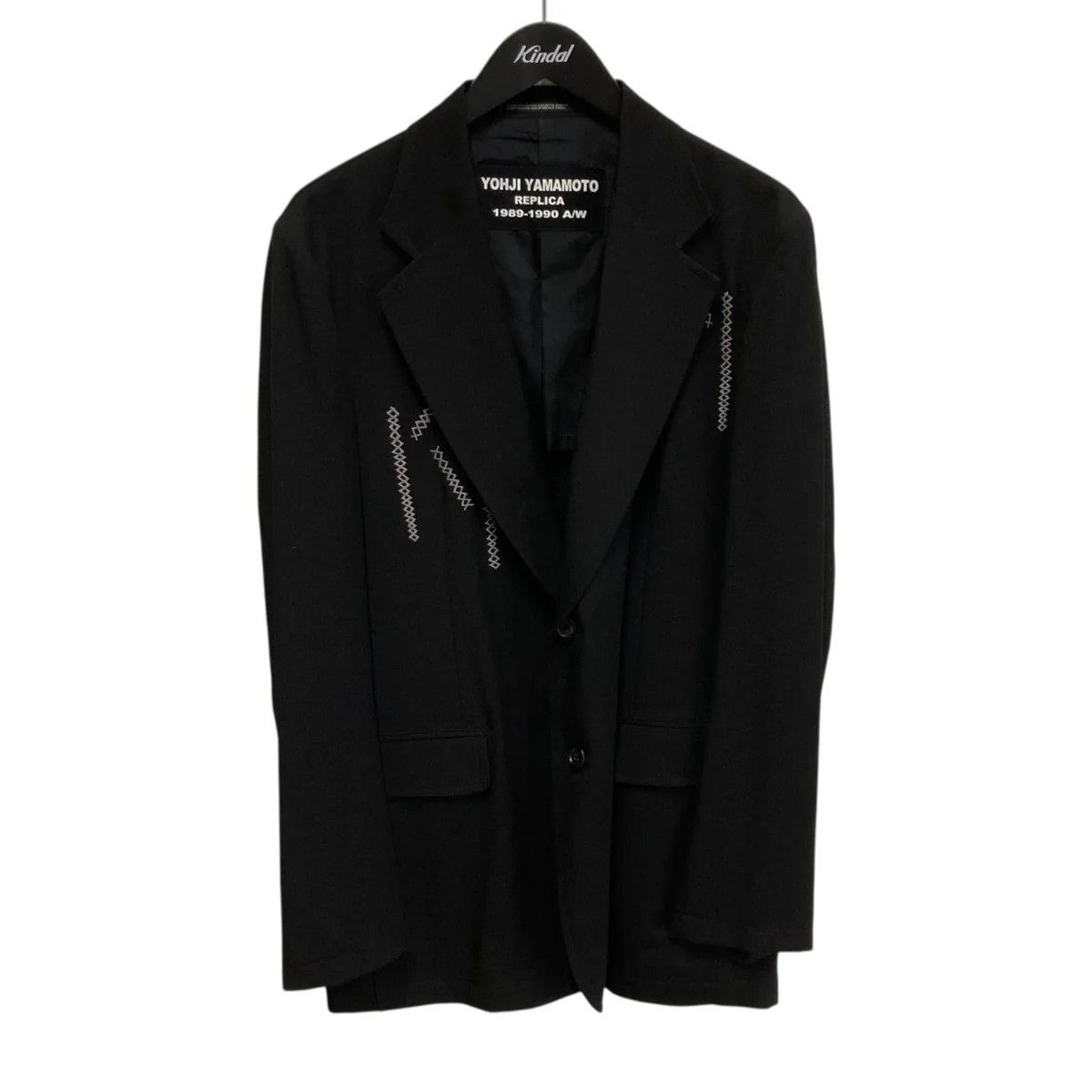 Yohji Yamamoto Yohji Yamamoto pour homme/21SS REPLICA 89-90 tailored jacket Size US L / EU 52-54 / 3 - 1 Thumbnail