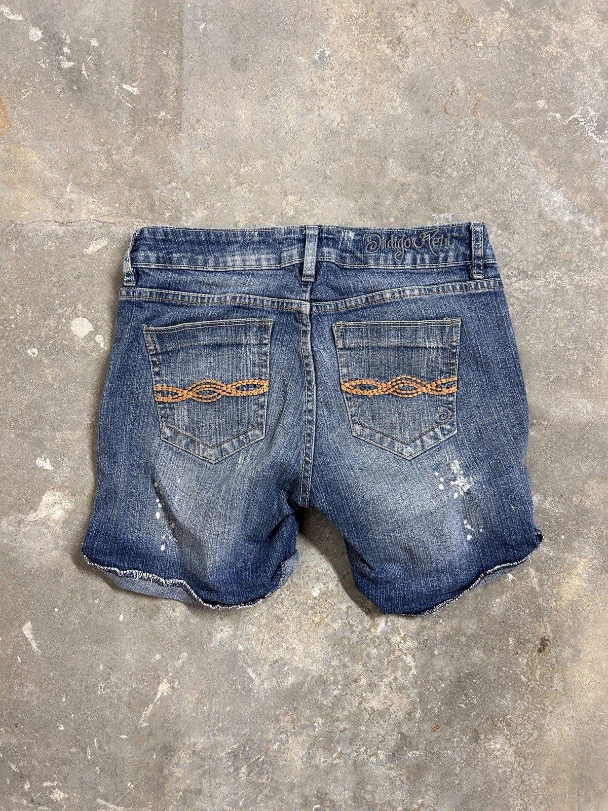 Other Vintage 00’s Indigo Rein Denim Shorts Junior Size 28in Size 28" / US 6 / IT 42 - 1 Thumbnail