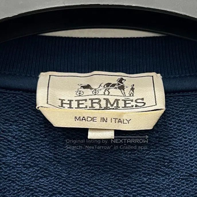 Hermes Hermes Blue H Short Sleeve Size S / US 4 / IT 40 - 4 Thumbnail