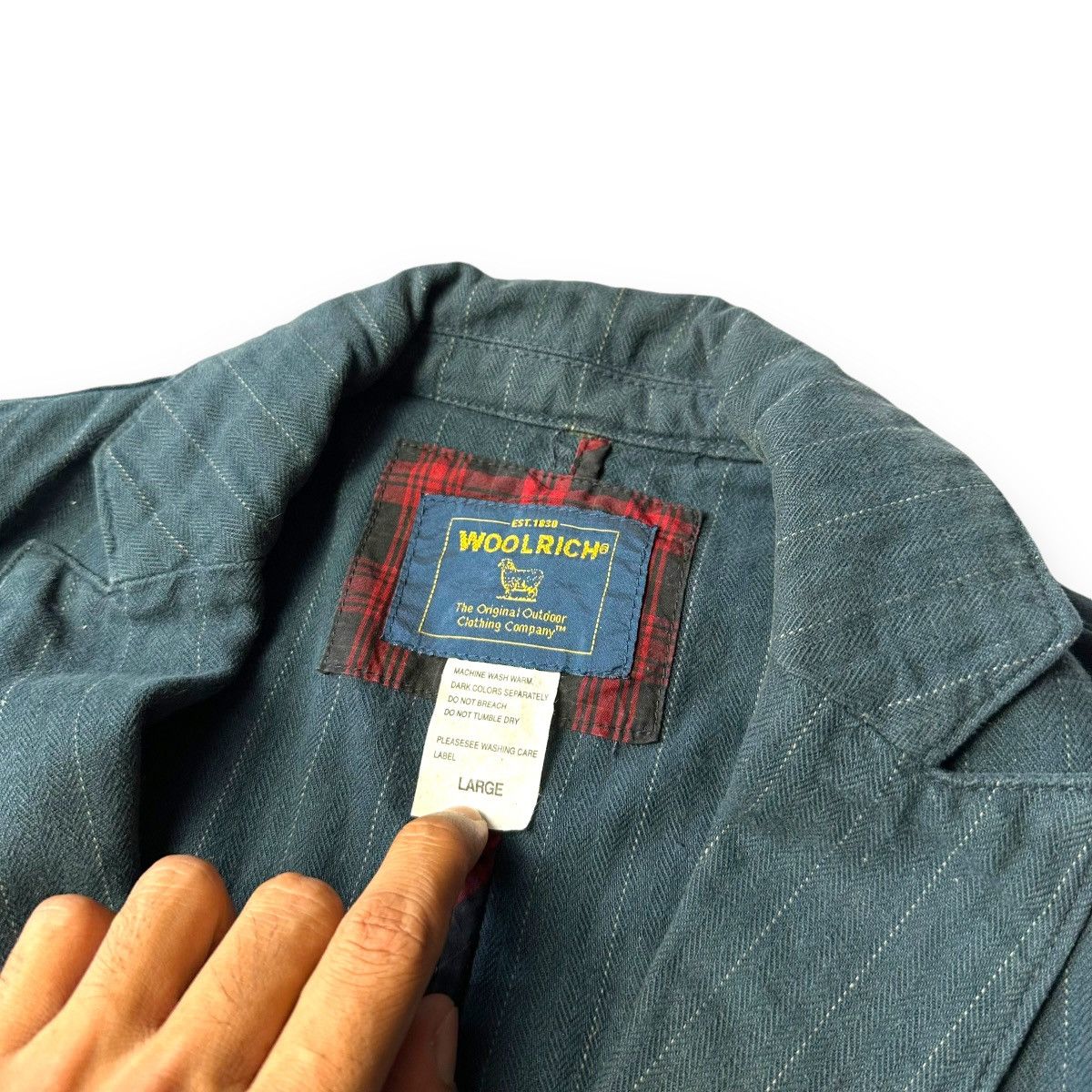 Woolrich Woolen Mills VINTAGE CUSTOM WOOLRICH STRIPES BUTTON UP VEST Size US L / EU 52-54 / 3 - 7 Thumbnail