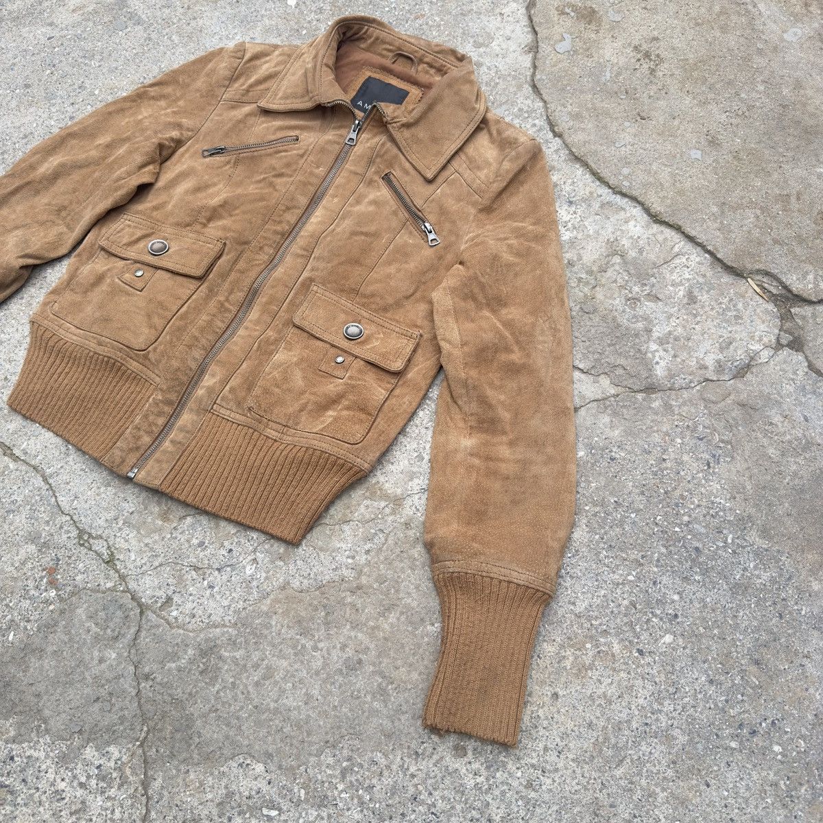 Hysteric Glamour VTG BALENCI RICK OWENS RAF SIMONS STYL CARGO LEATHER JACKET Size M / US 6-8 / IT 42-44 - 2 Thumbnail