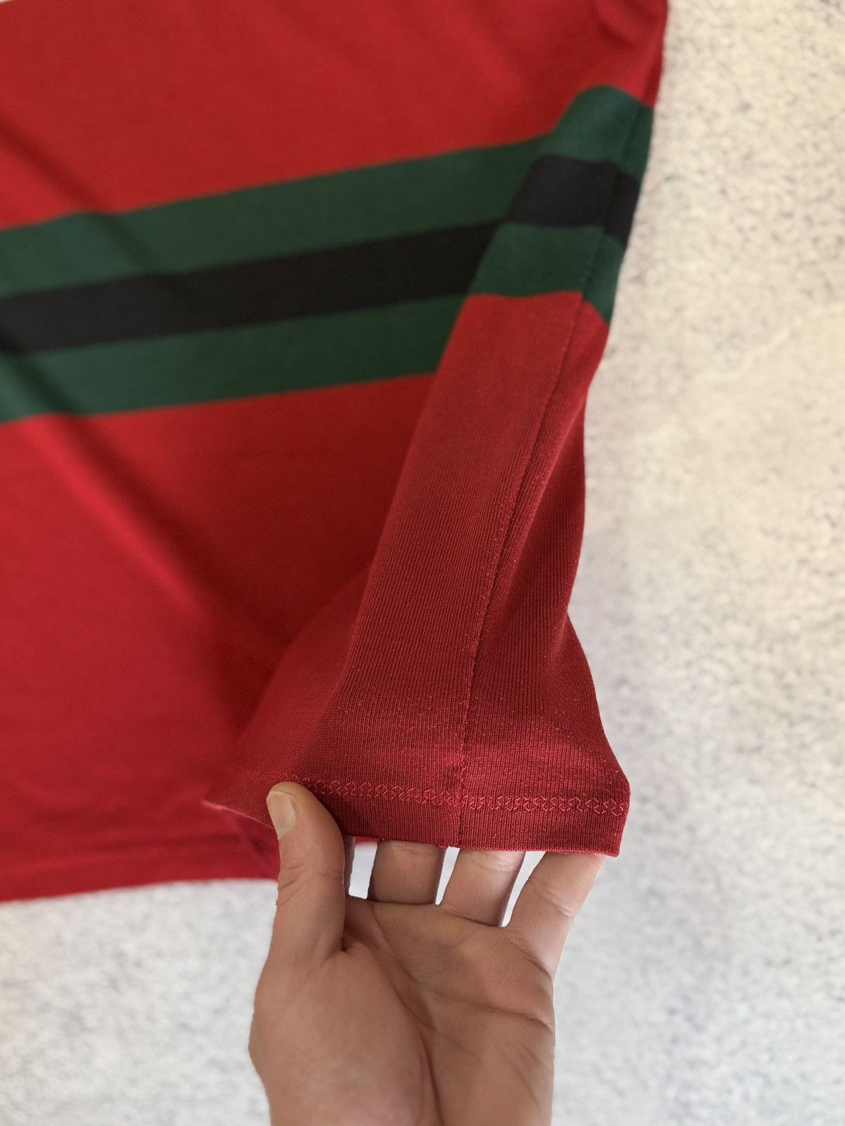 Paul & Shark Paul Shark Rugby Polo Shirt Red Striped Italy Long Sleeve M Size US M / EU 48-50 / 2 - 18 Thumbnail