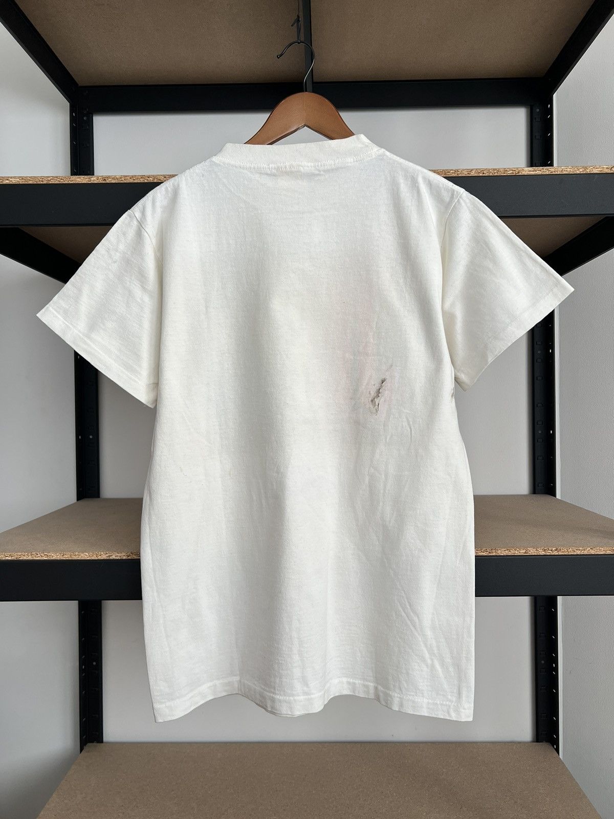 Vintage Vintage 90s Property of Jesus Christ White T-shirt Size US L / EU 52-54 / 3 - 2 Thumbnail