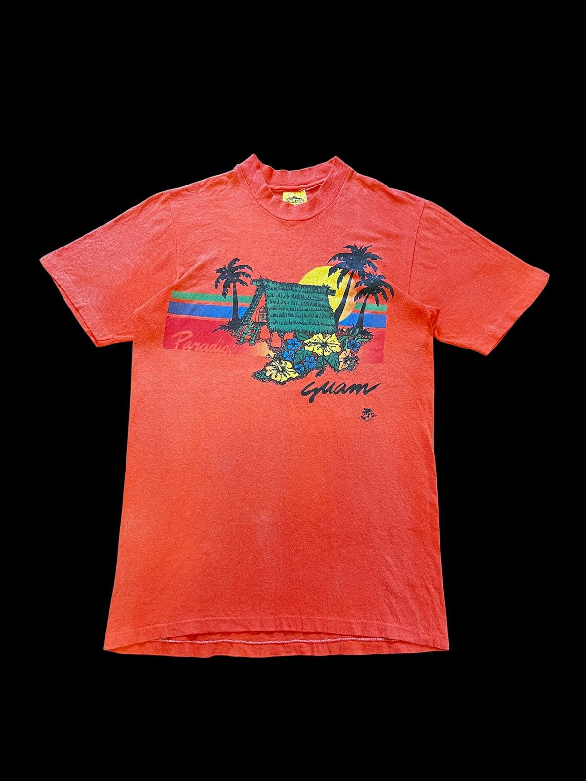 Vintage 1980s Hawaii Guam orange Size US M / EU 48-50 / 2 - 1 Thumbnail