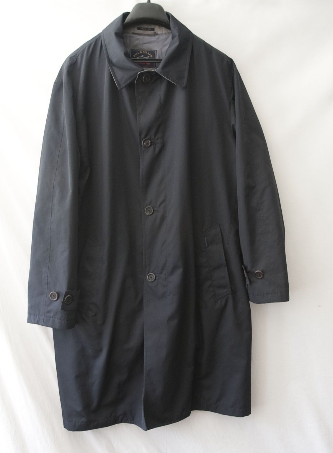 Paul & Shark Paul & Shark Light Trench Coat Jacket Size L Dark Blue Size US L / EU 52-54 / 3 - 1 Thumbnail