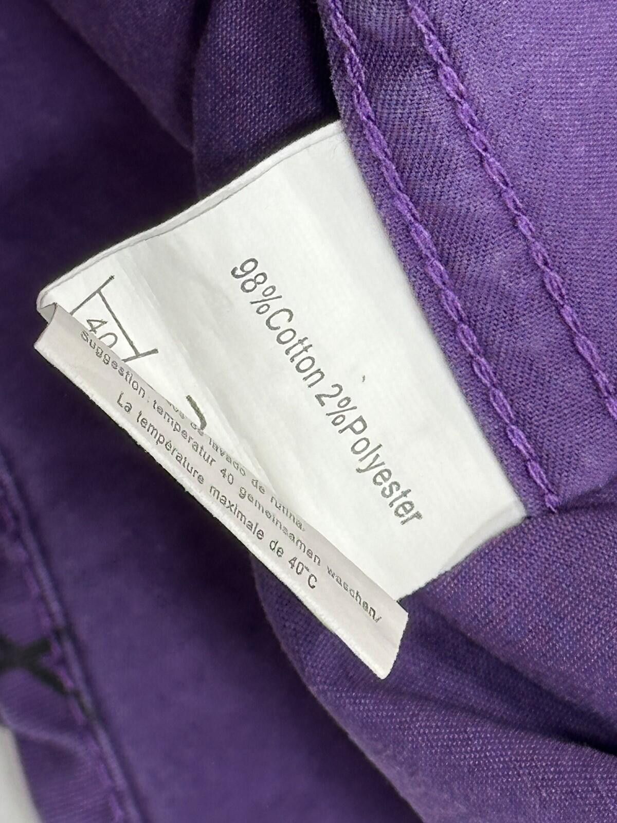 Other Coofandy Cotton/Poly Diamond Check Button Up Purple Mens L Size US L / EU 52-54 / 3 - 8 Thumbnail