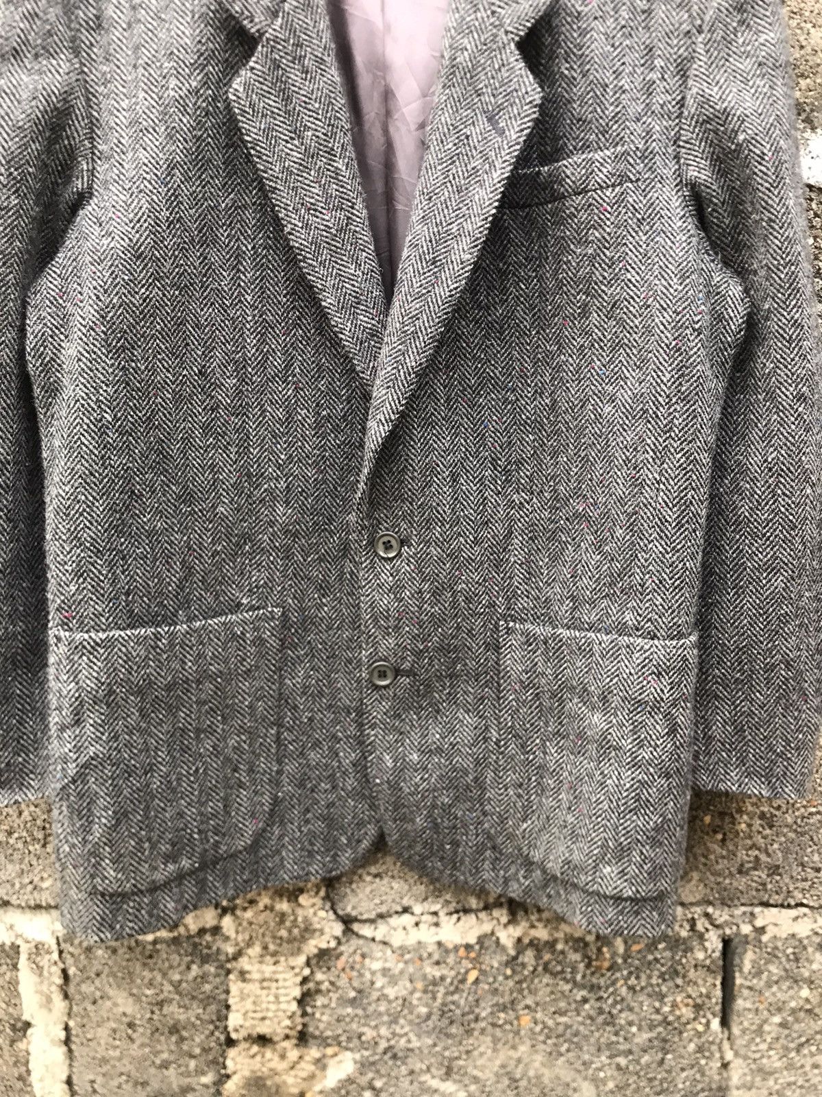Kenzo ⚡️Vintage Kenzo Wool Herringbone Single Breasted Blazer Size 38S - 3 Thumbnail