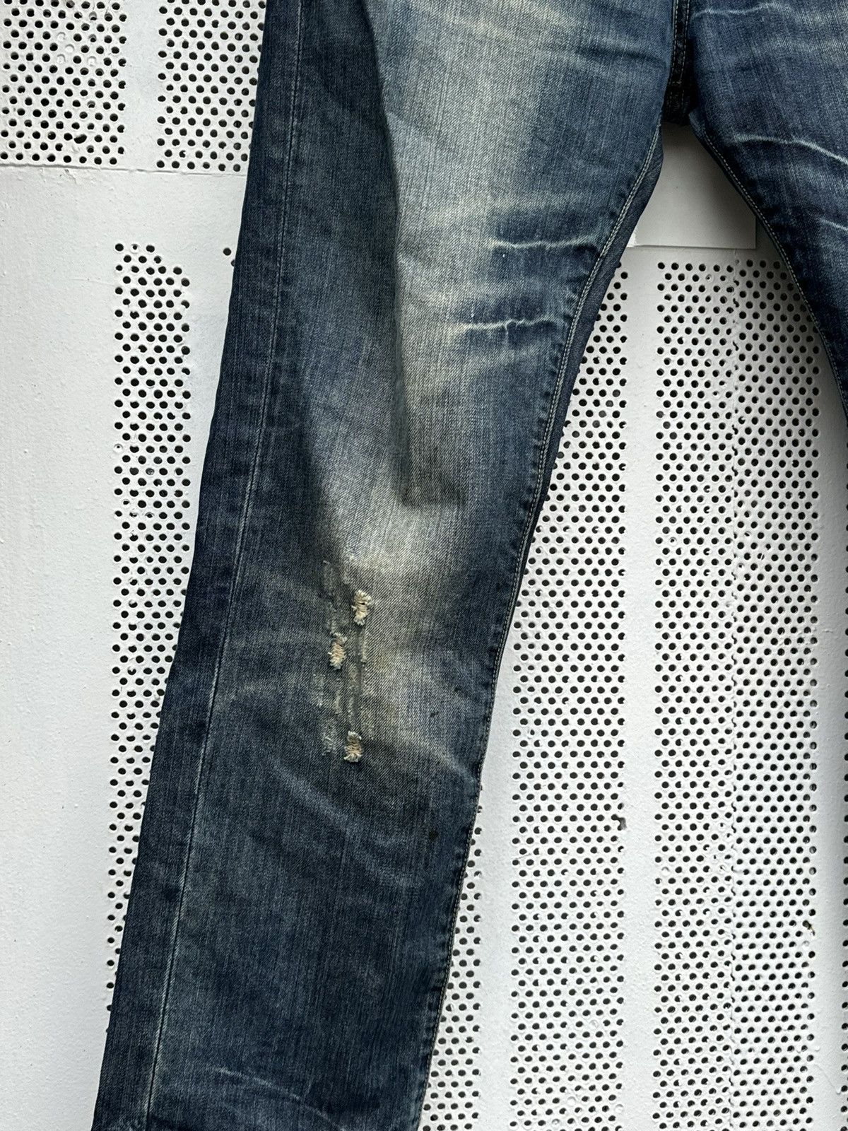 Ed Hardy × Japanese Brand × Vintage Vintage Ed Hardy Faded Denim Jeans Size 33/34 Size US 33 - 3 Thumbnail