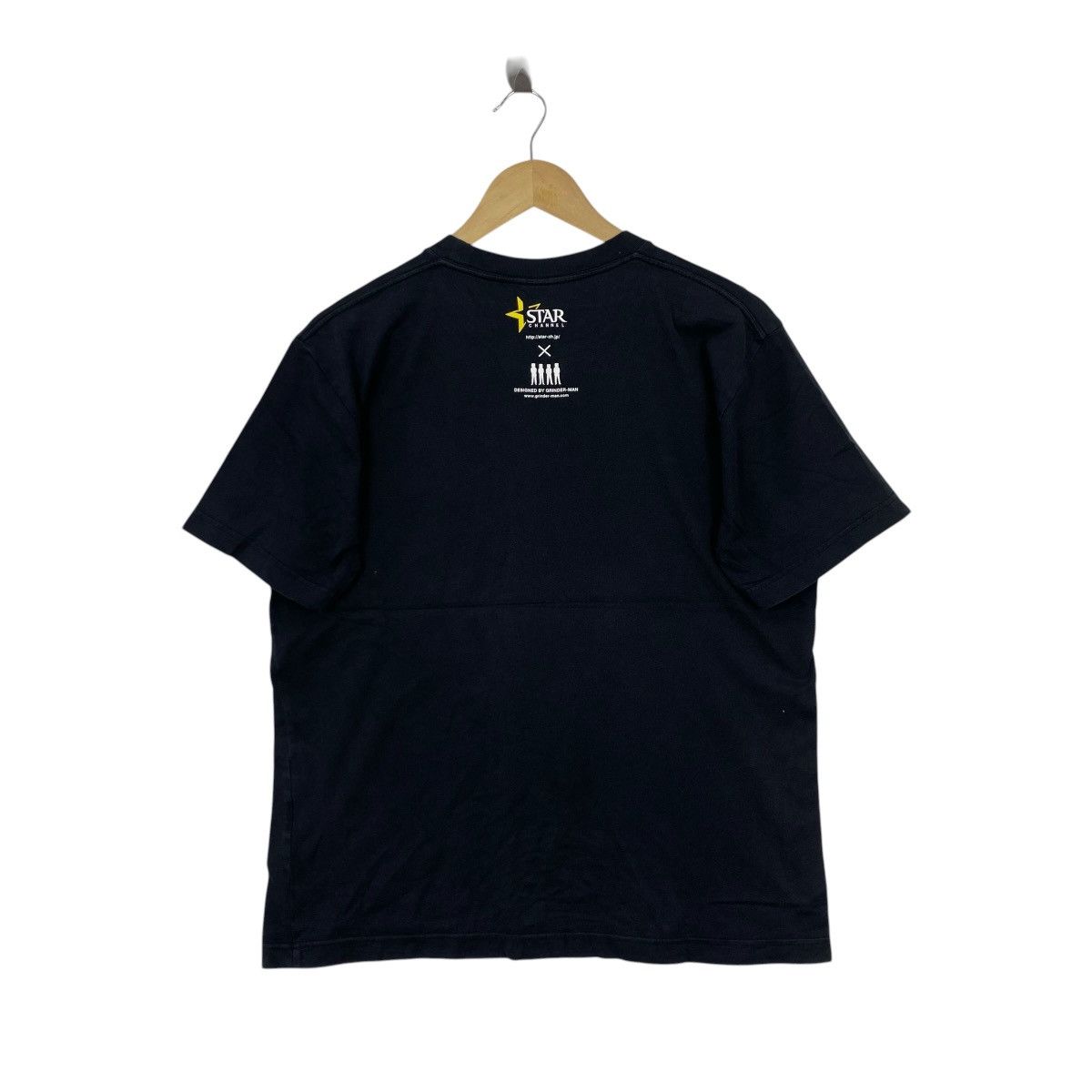 Vintage Uniqlo x Star Channel Grinder-Man Archival Tee M Black Y2K Size US M / EU 48-50 / 2 - 2 Thumbnail