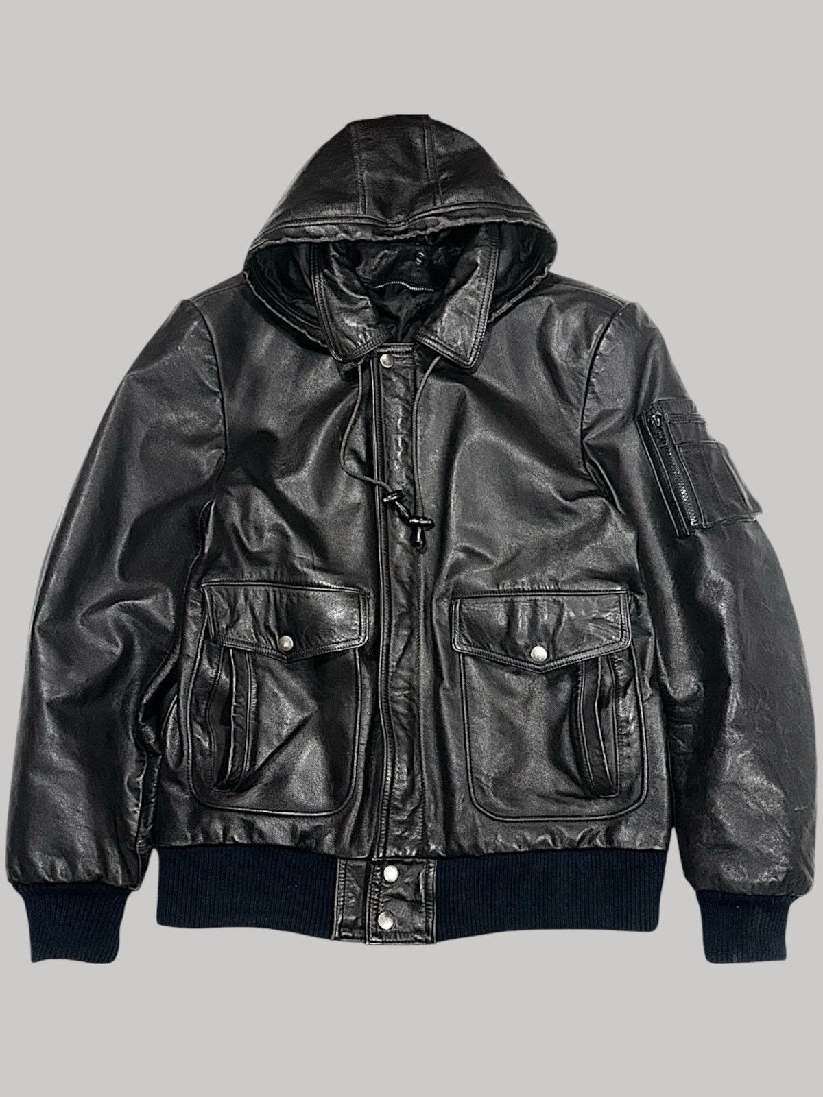 Japanese Brand × Vintage Aviator leather jacket vintage like avirex bomber Size US L / EU 52-54 / 3 - 1 Thumbnail