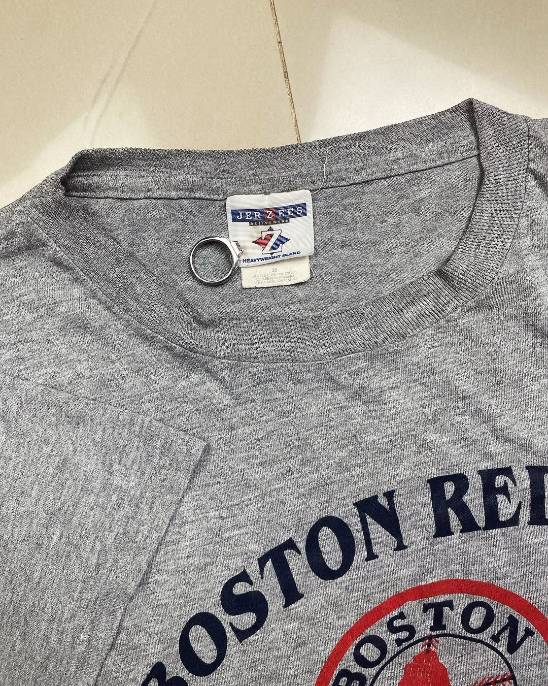 Jerzees Vintage Jerzees Boston Red Sox Size US XXL / EU 58 / 5 - 4 Thumbnail