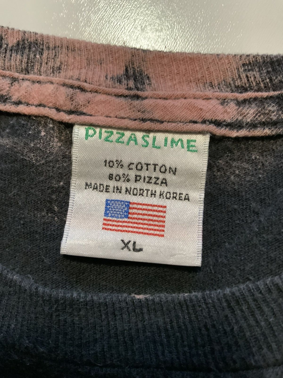 Pizza Slime Sold Out!! Pizza Slime Empty Box Logo Black S/S Crew T-shirt Size US XL / EU 56 / 4 - 6 Thumbnail