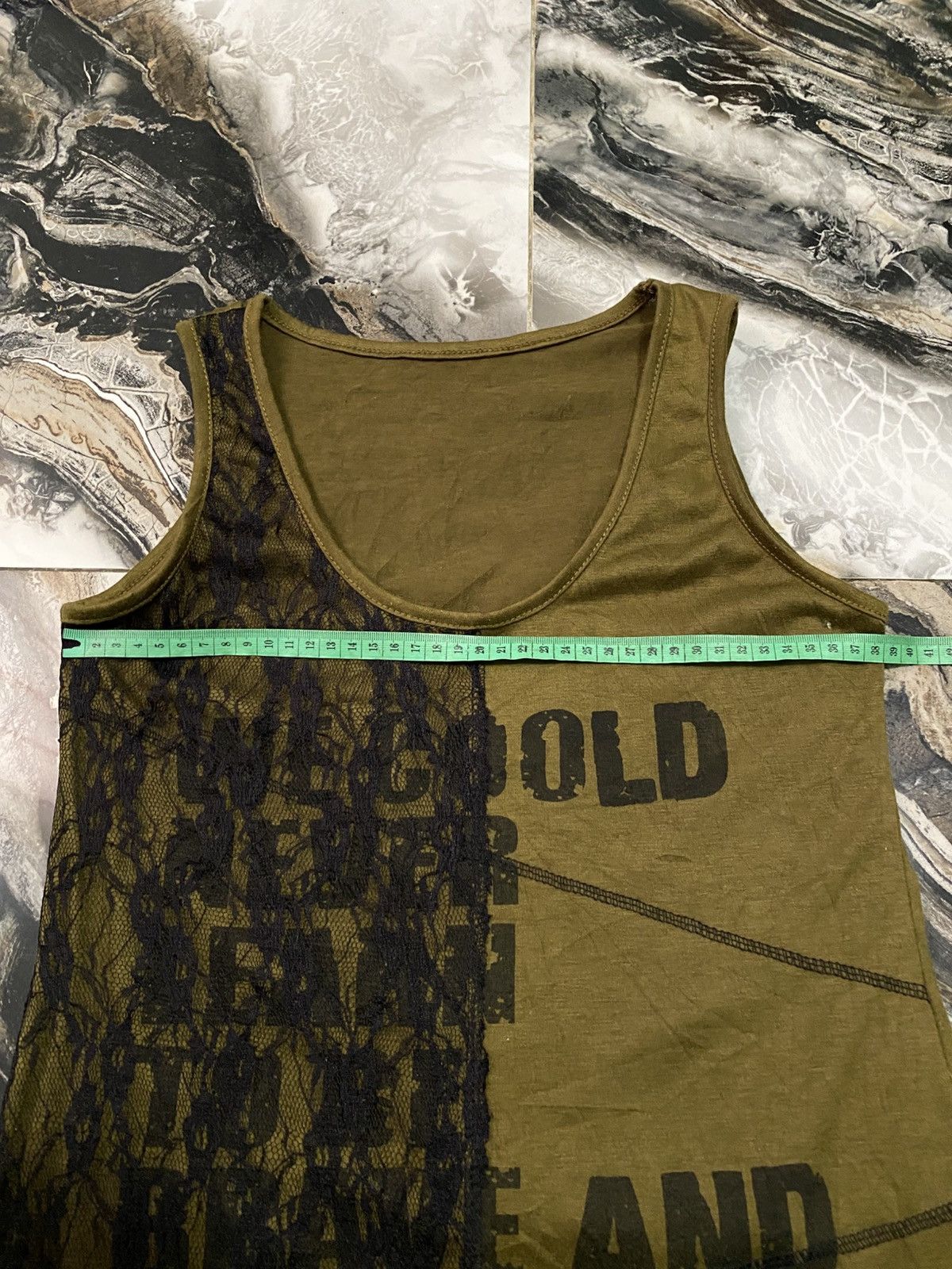 Yasuyuki Ishii JAPANESE BRAND EDGE LINE PUNK GOTHIC SLEEVELESS TANK TOP Size US S / EU 44-46 / 1 - 10 Thumbnail