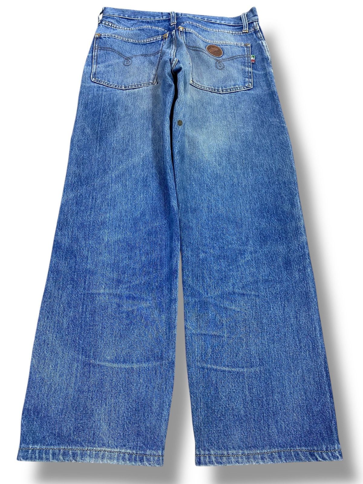 Moschino Mochino Mud Wash Whiskered Straight Leg Style Jeans Size US 30 / EU 46 - 3 Thumbnail
