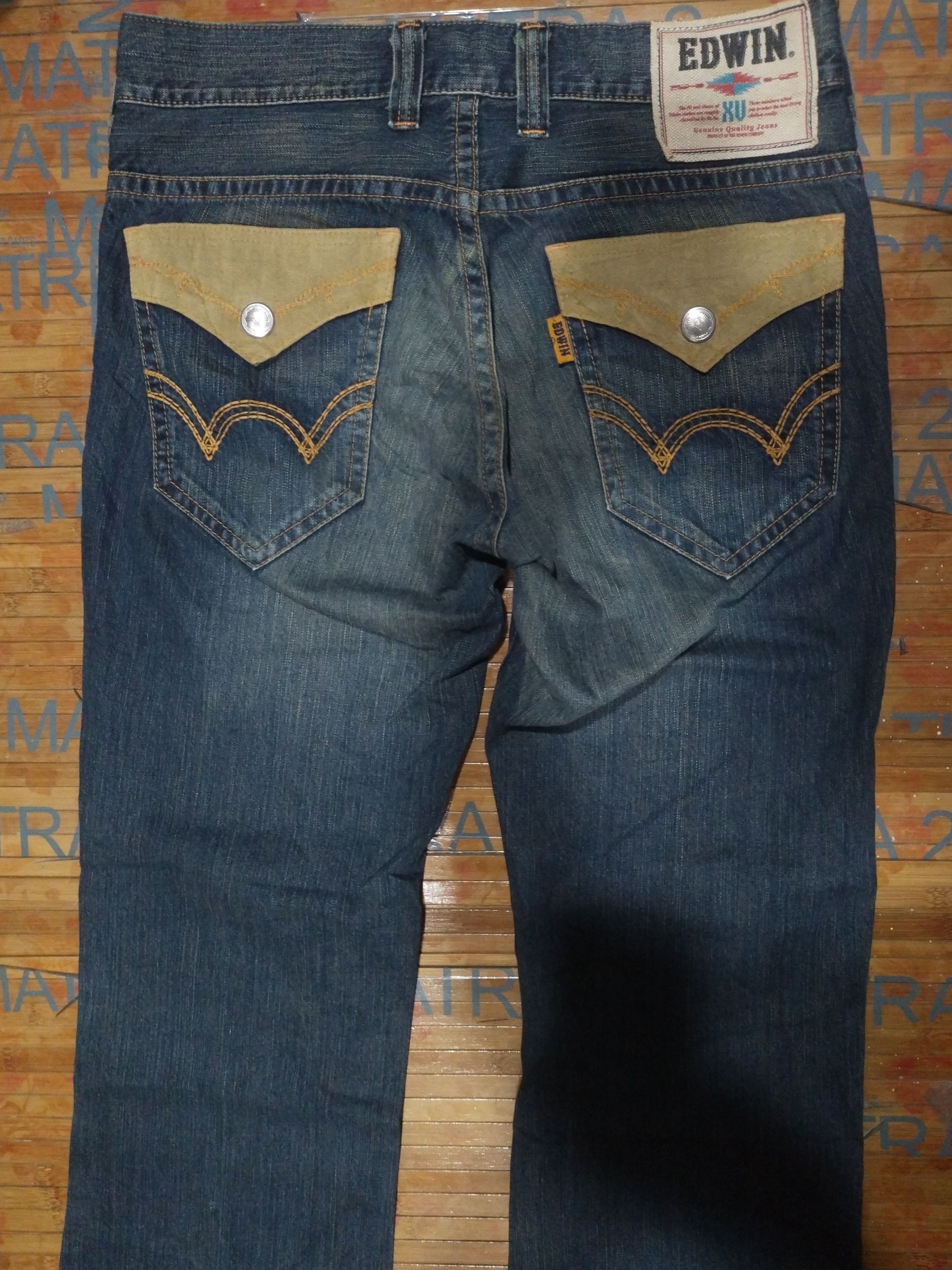 Edwin × Vintage Vintage Edwin Xu XWX Sz 32" Size US 32 / EU 48 - 11 Thumbnail