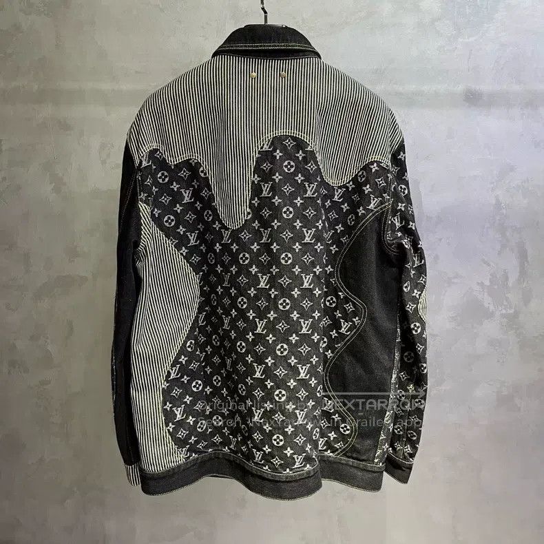 Louis Vuitton Louis Vuitton Black deconstructed patchwork full print ove Size US L / EU 52-54 / 3 - 2 Thumbnail