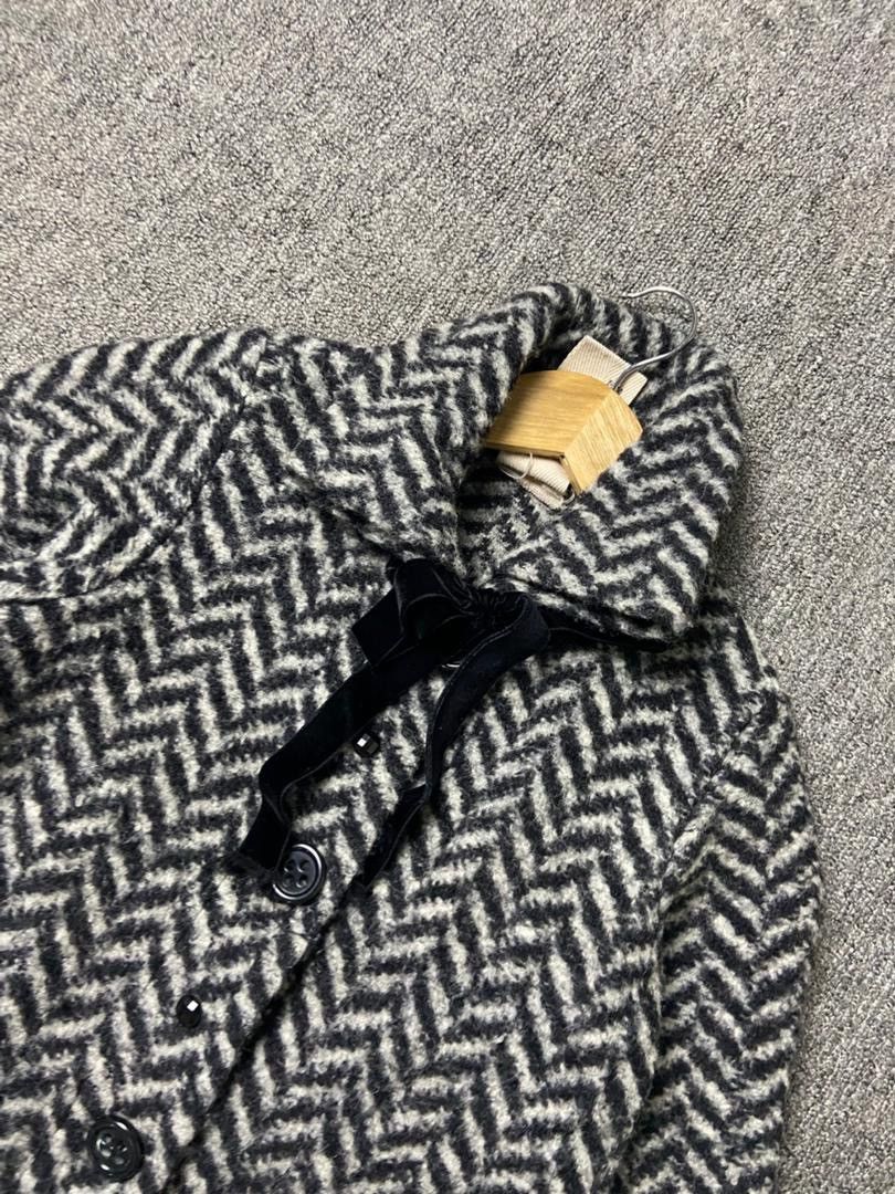 Japanese Brand 0+0 Japanese Brand Black & White Tweed Jacket (191) Size XXS / US 00 / IT 34 - 9 Thumbnail