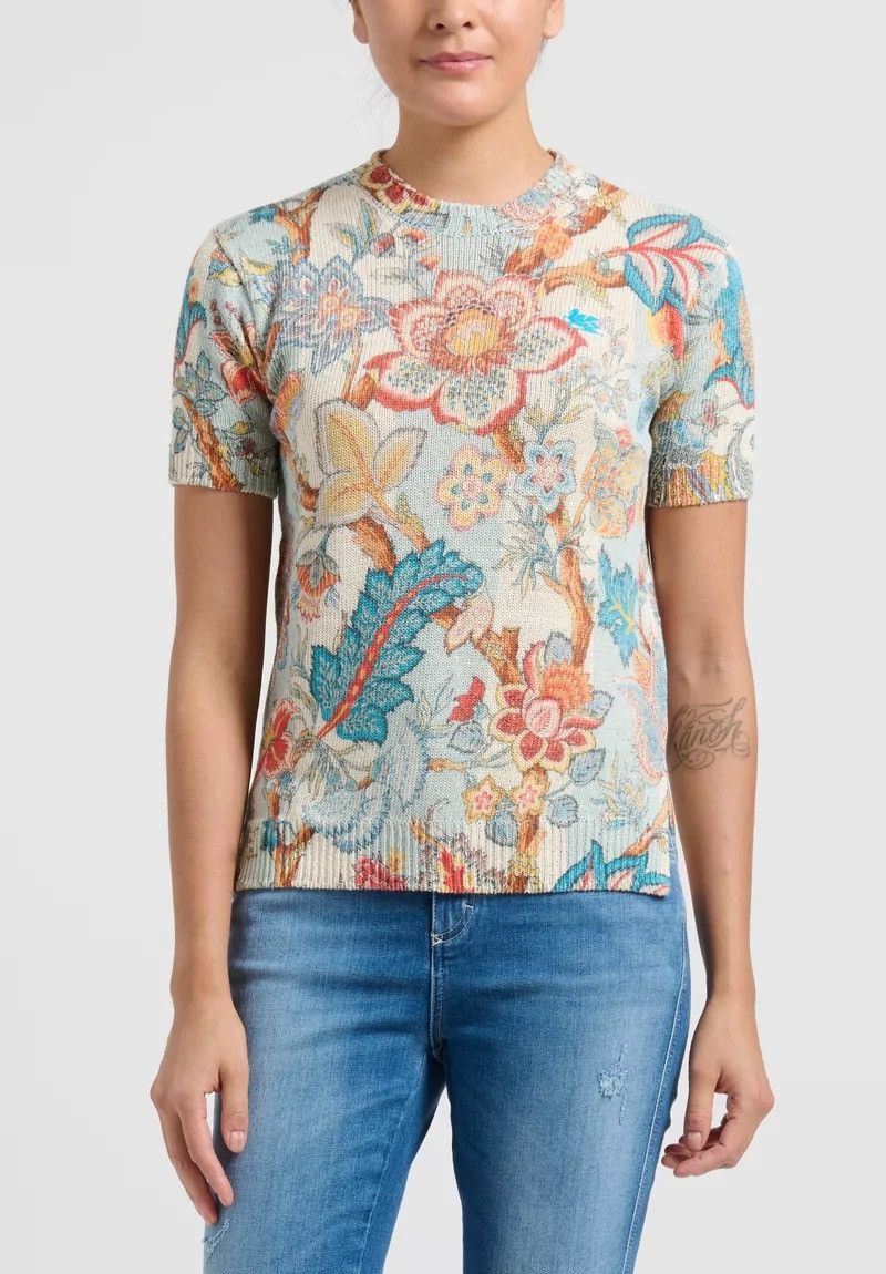 Etro 💥 ETRO TOP KNIT PAISLEY DESIGN Size M / US 6-8 / IT 42-44 - 2 Thumbnail