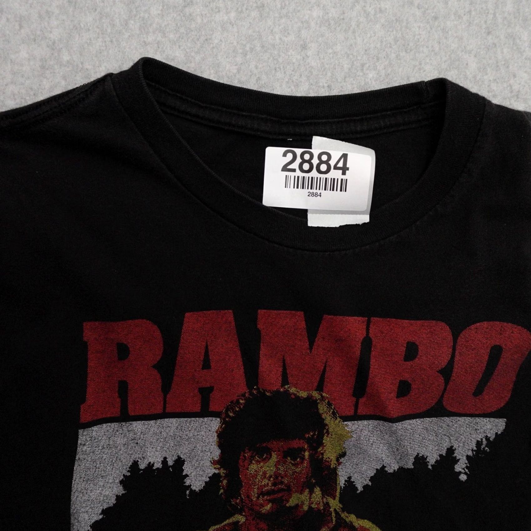 Vintage Rambo T-shirt Adult Medium Black Movie Shirt Mens Rambo 80s Stallone Size US M / EU 48-50 / 2 - 5 Thumbnail