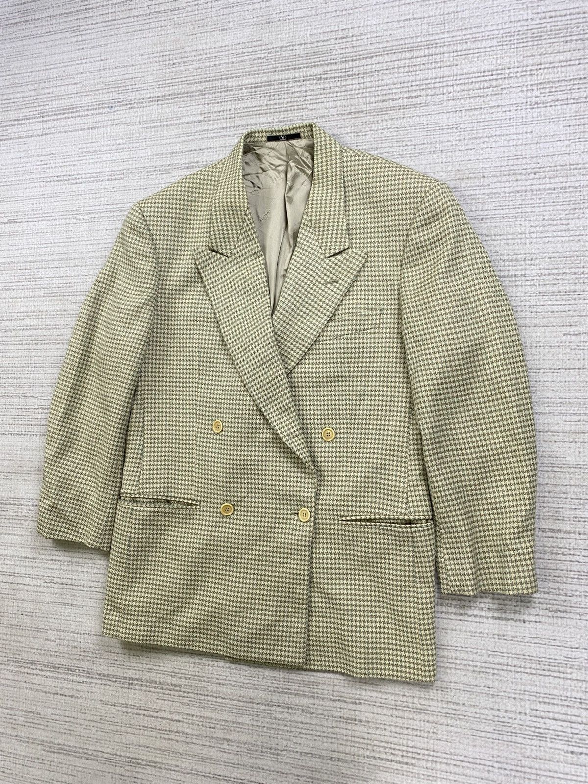 Designer × Valentino × Vintage Vintage Valentino Garavani Double Breasted Blazer Jacket Size US M / EU 48-50 / 2 - 4 Thumbnail